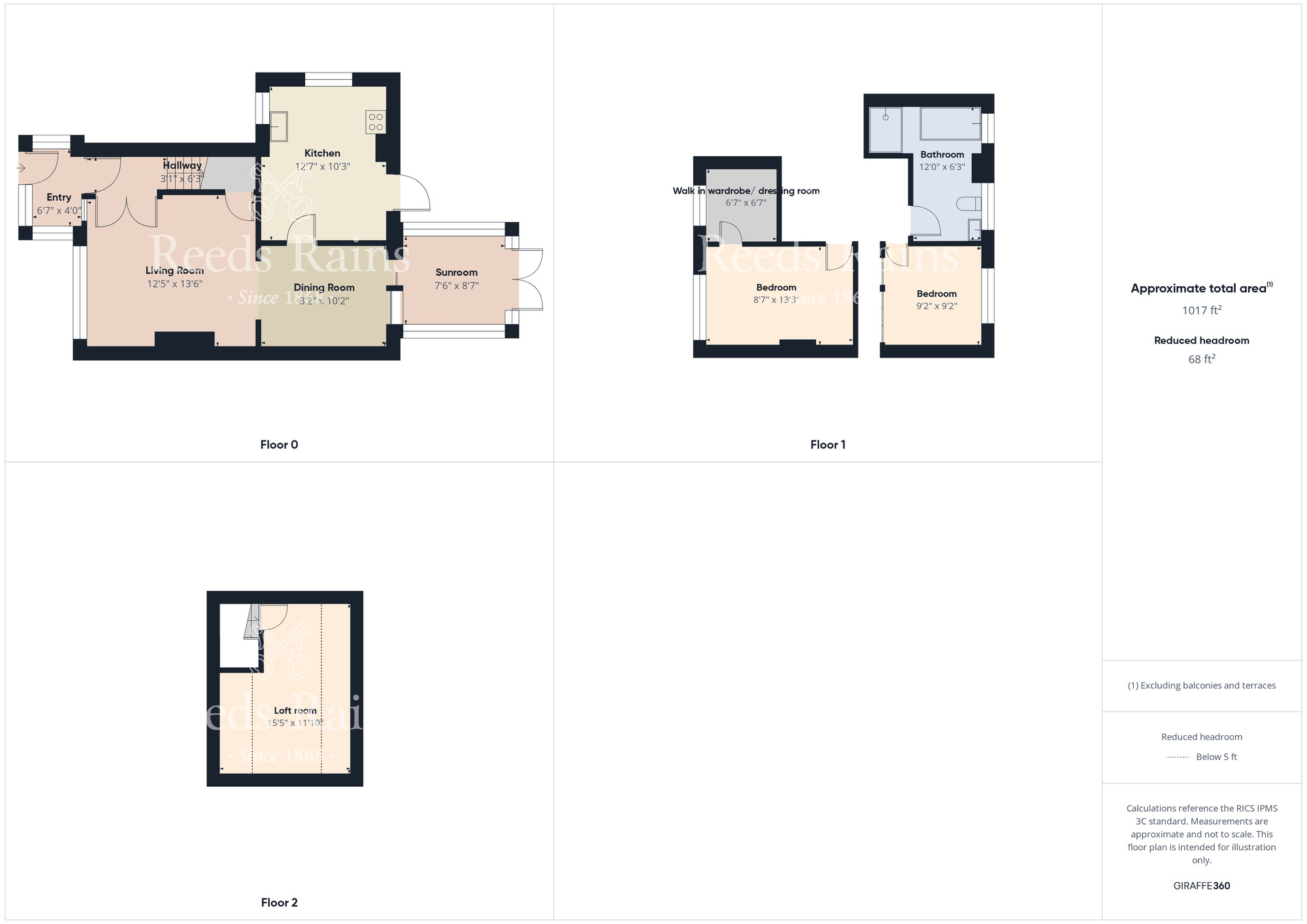 Floorplan of 2 bedroom Semi Detached House for sale, Leam Lane, Stockton-on-Tees, Durham, TS19