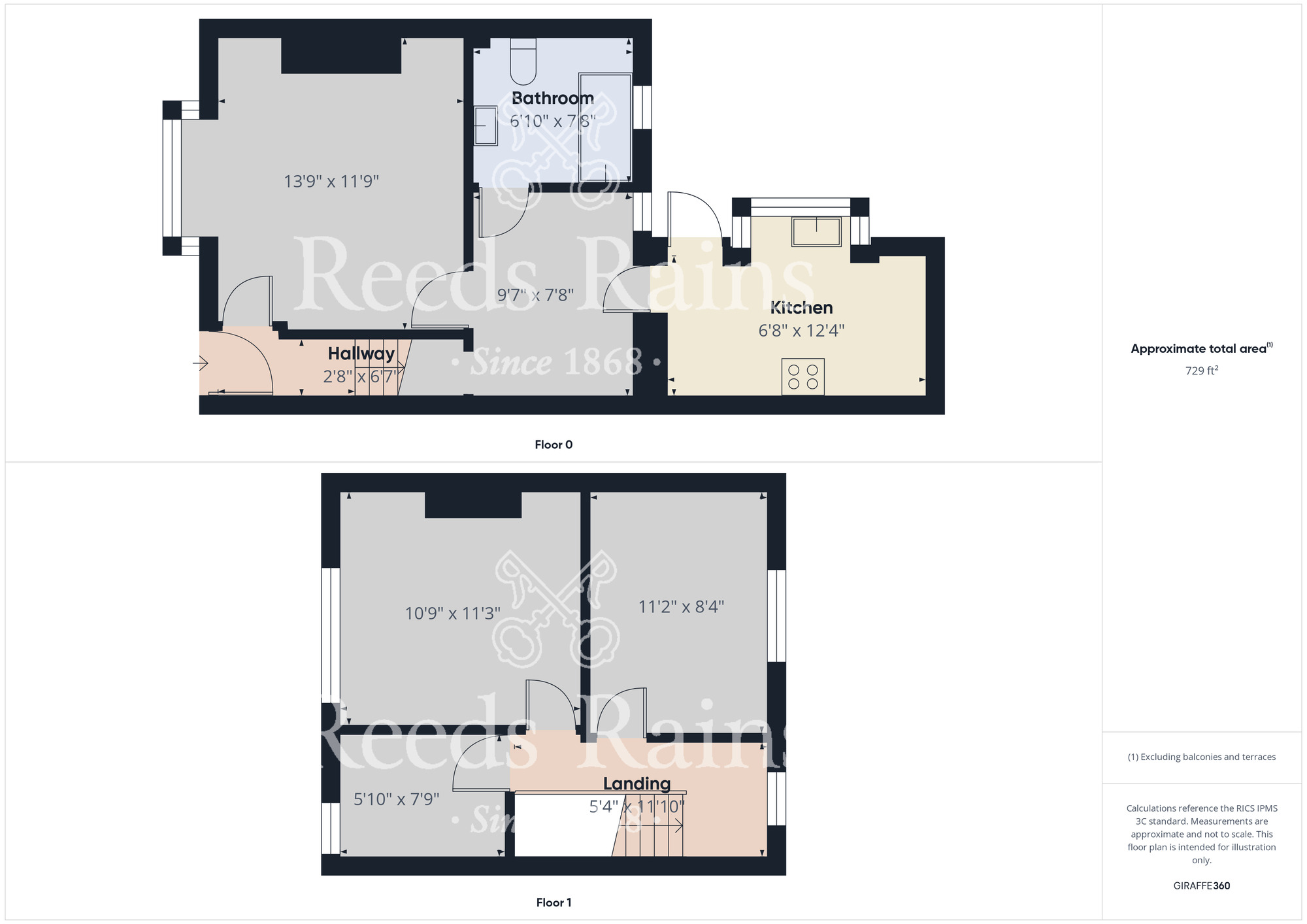 Floorplan of 3 bedroom Mid Terrace House for sale, Windermere Road, Hartlepool, Durham, TS25