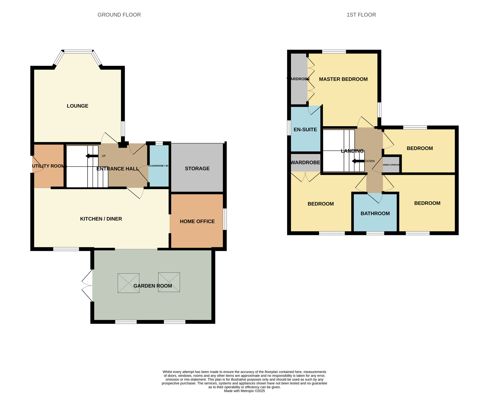 Floorplan of 4 bedroom Detached House for sale, Buttercup Close, Stockton-on-Tees, Durham, TS19