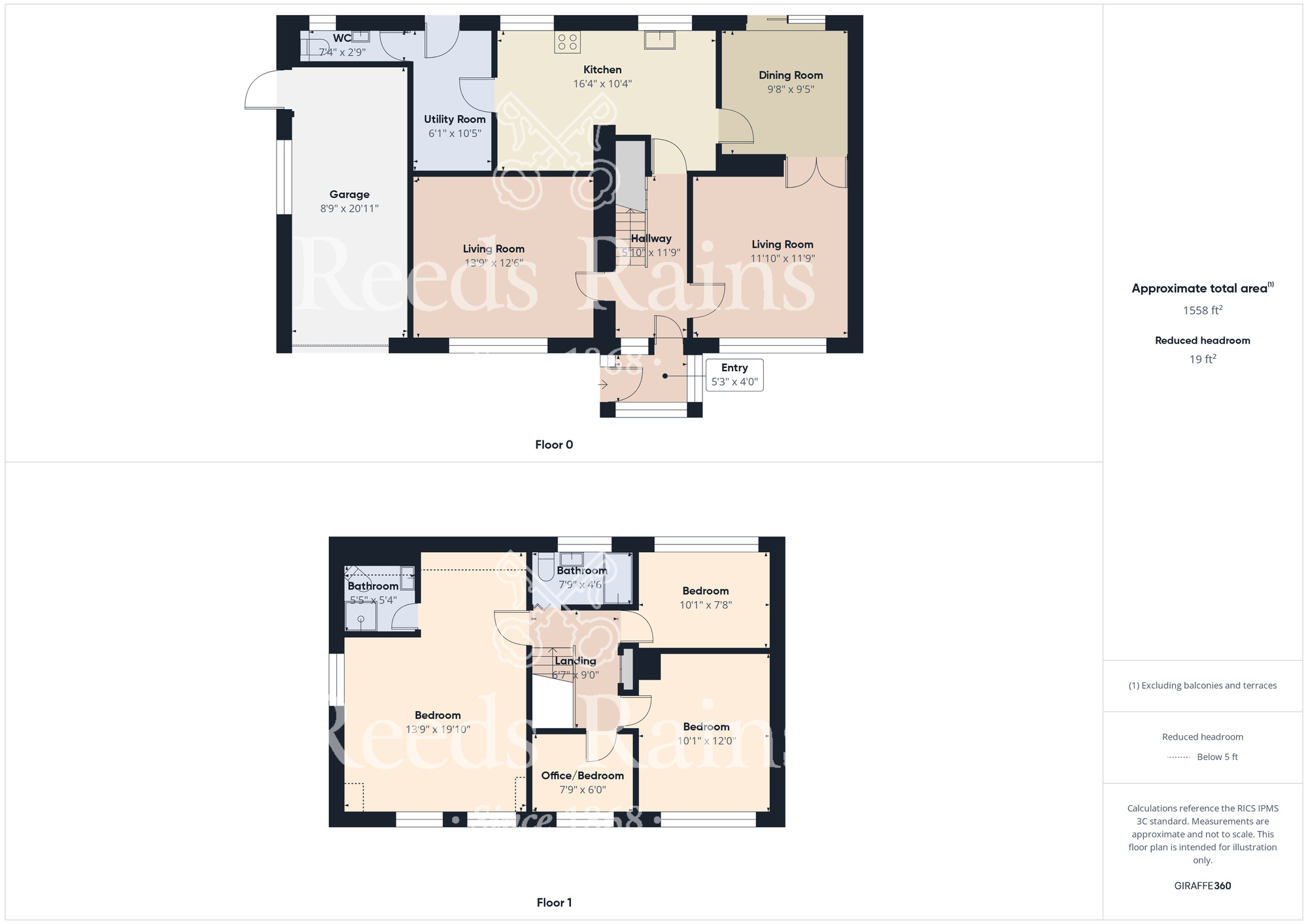 Floorplan of 4 bedroom Semi Detached House for sale, Ellerton Road, Stockton-on-tees, TS18