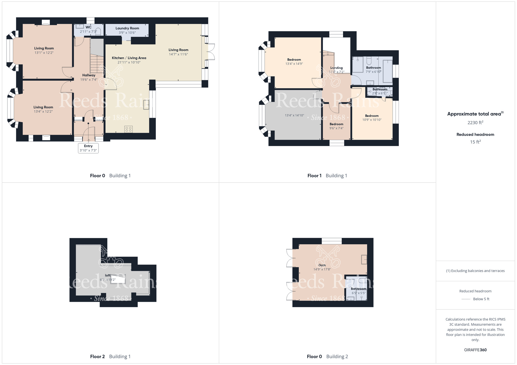Floorplan of 4 bedroom Detached House for sale, Perth Grove, Hartburn, Stockton-On-Tees, Durham, TS18