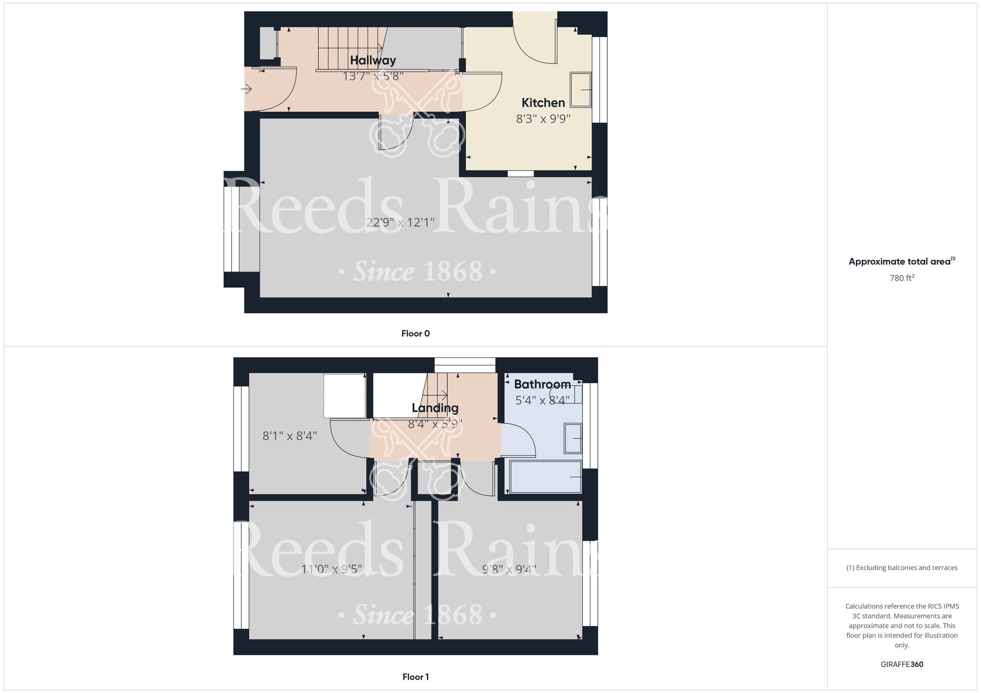 Floorplan of 3 bedroom Detached House for sale, Surbiton Road, Stockton-on-Tees, Durham, TS19