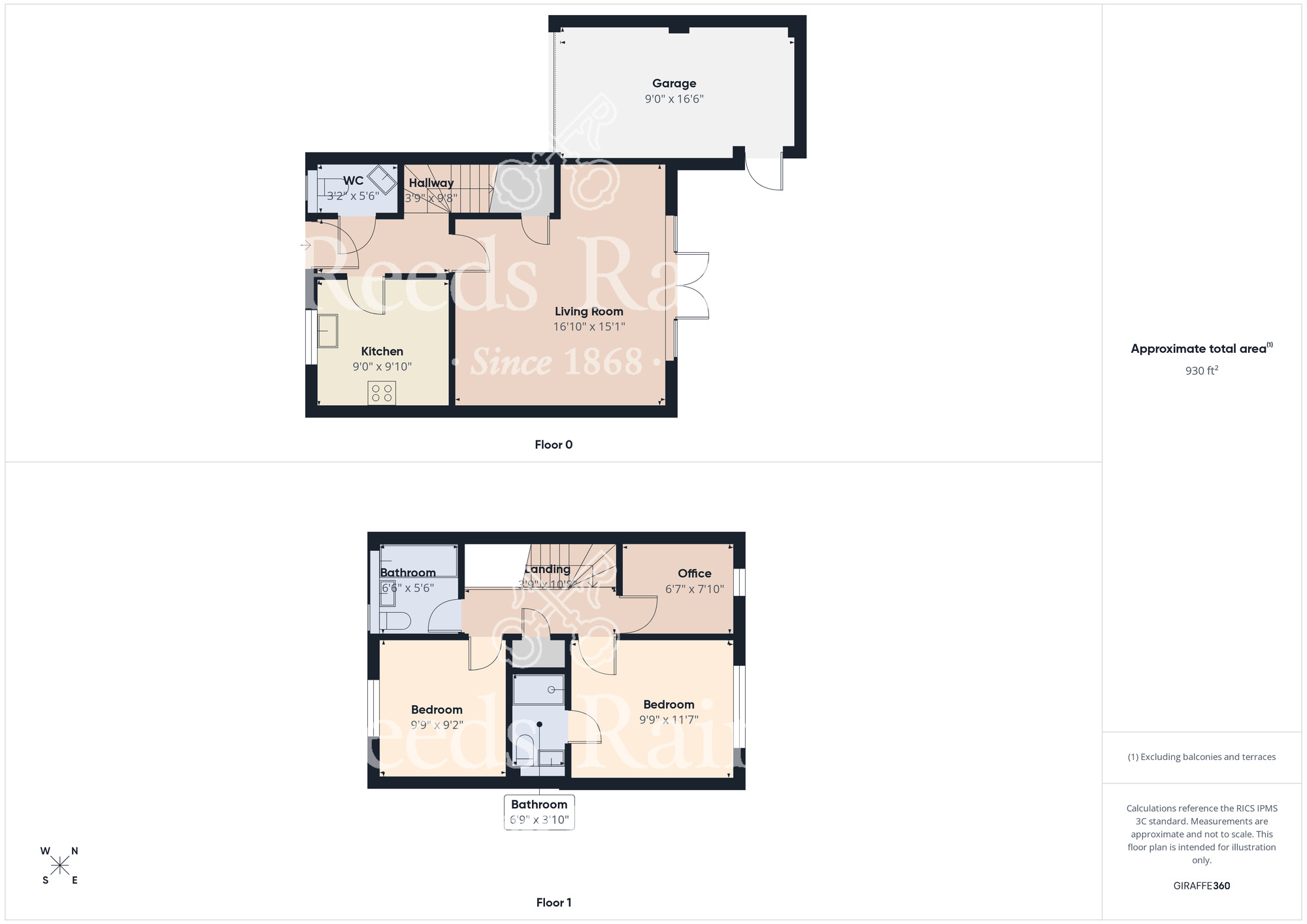 Floorplan of 3 bedroom Semi Detached House for sale, Dorado Close, Stockton-on-Tees, Durham, TS18