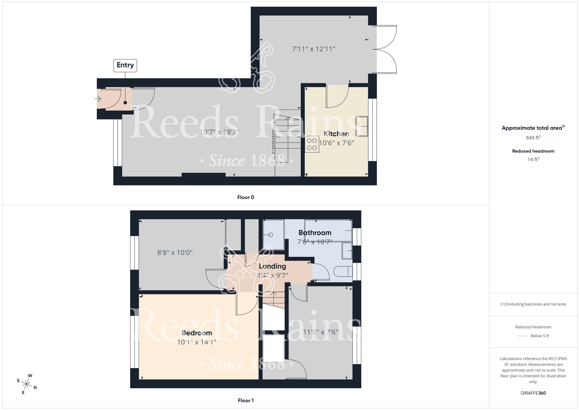Floorplan of 3 bedroom Detached House to rent, Hollybush Avenue, Ingleby Barwick, Durham, TS17