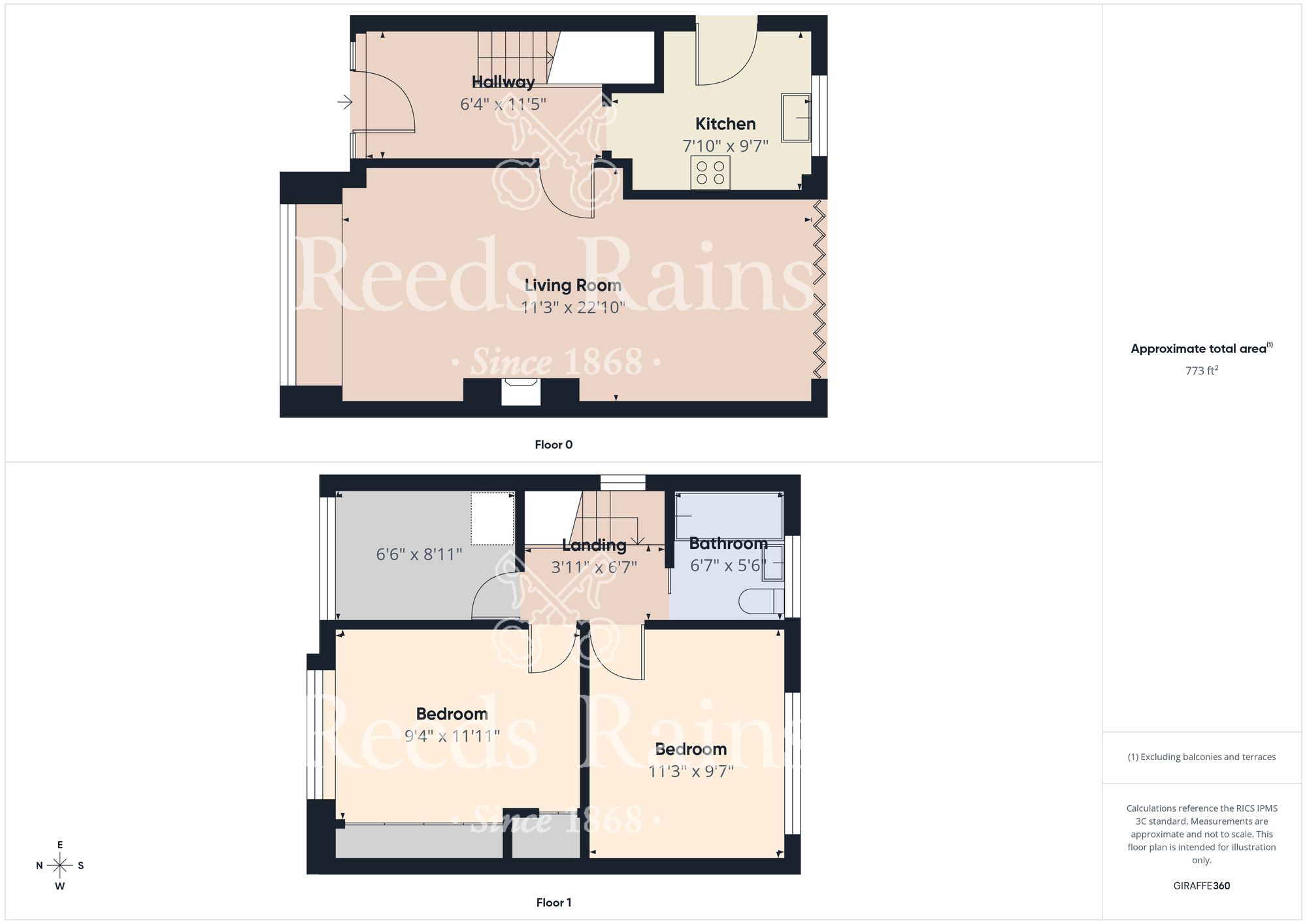 Floorplan of 3 bedroom Semi Detached House for sale, Thorn Road, Stockton-on-tees, TS19