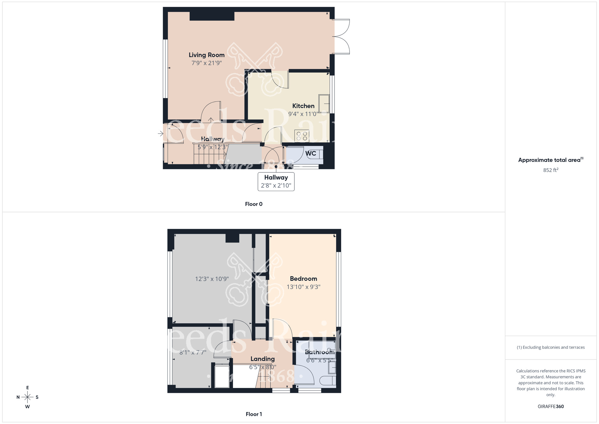Floorplan of 3 bedroom Detached Bungalow for sale, Chingford Grove, Stockton-on-Tees, Durham, TS19
