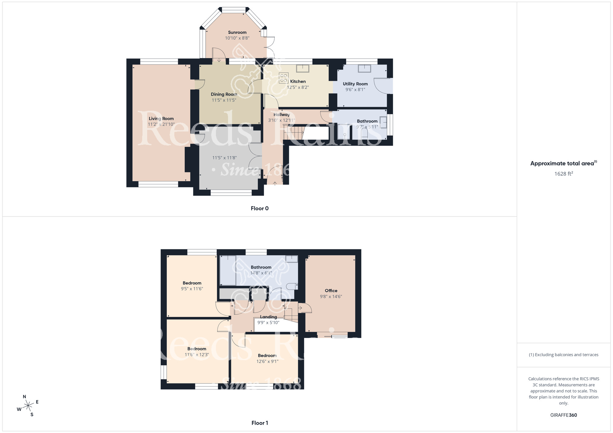 Floorplan of 4 bedroom Detached House for sale, Greymouth Close, Stockton-on-tees, TS18