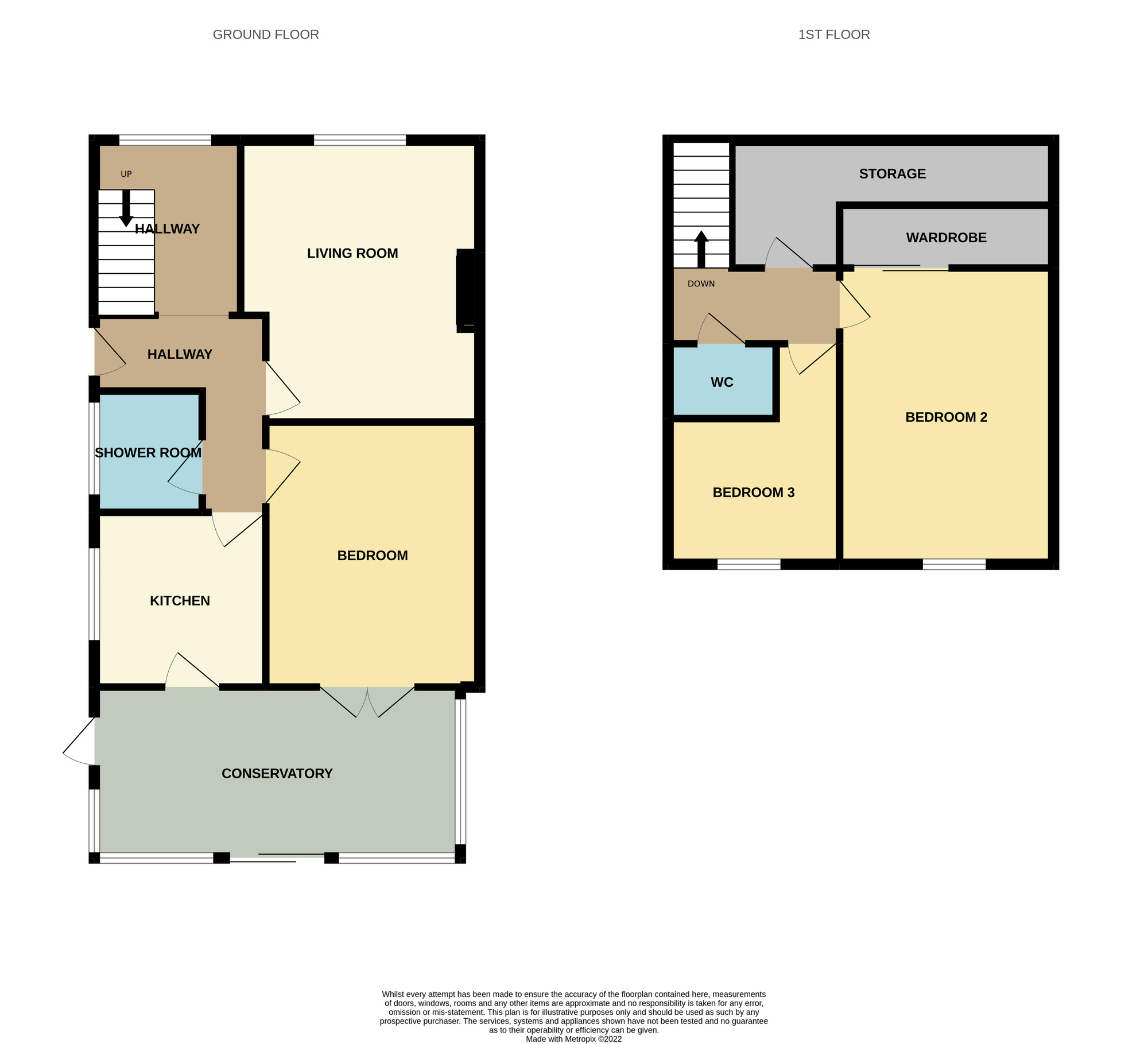 Floorplan of 3 bedroom Semi Detached House for sale, Welldale Crescent, Stockton-on-Tees, Durham, TS19