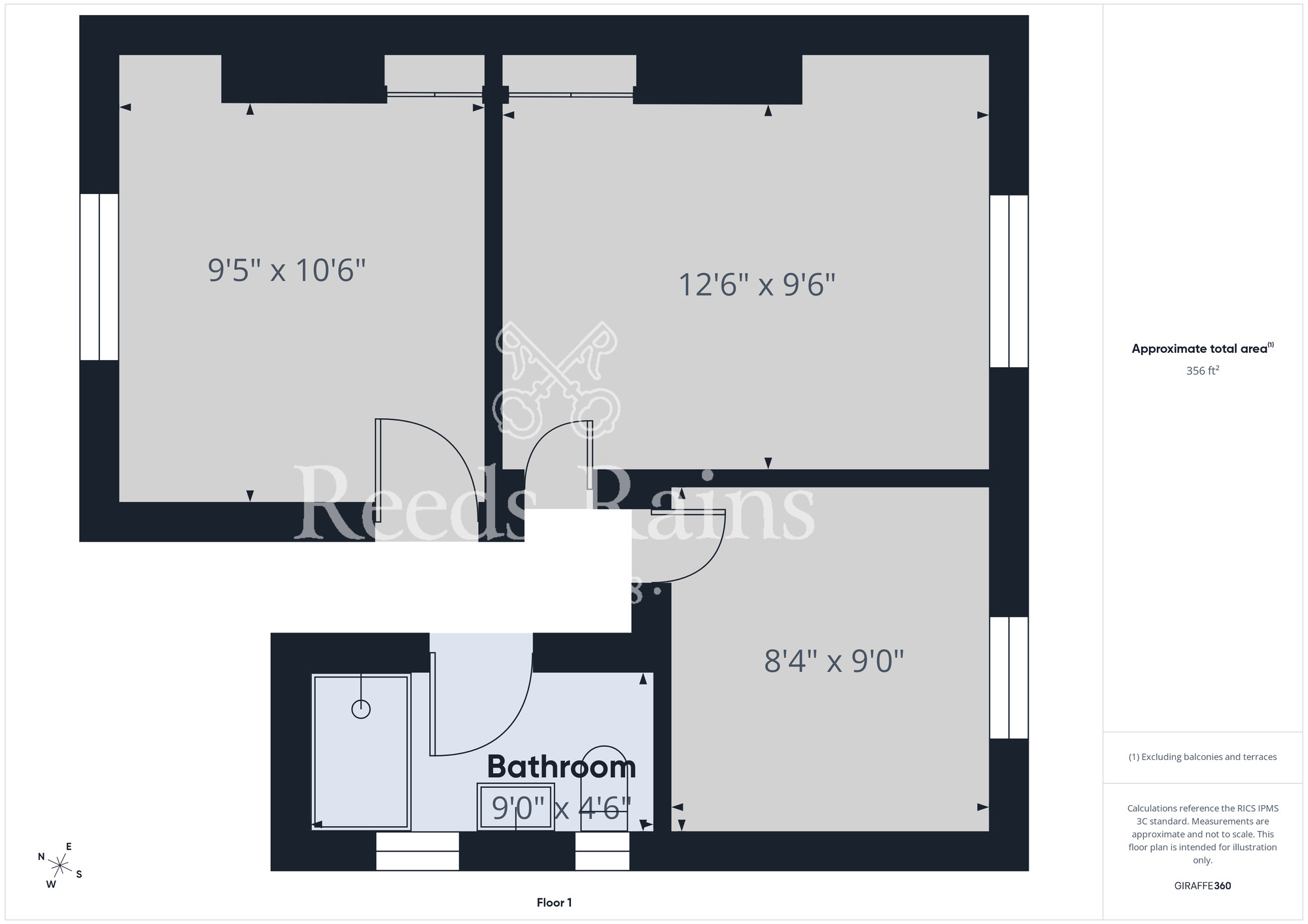 Floorplan of 3 bedroom Semi Detached House for sale, Centenary Crescent, Stockton-on-Tees, Durham, TS20