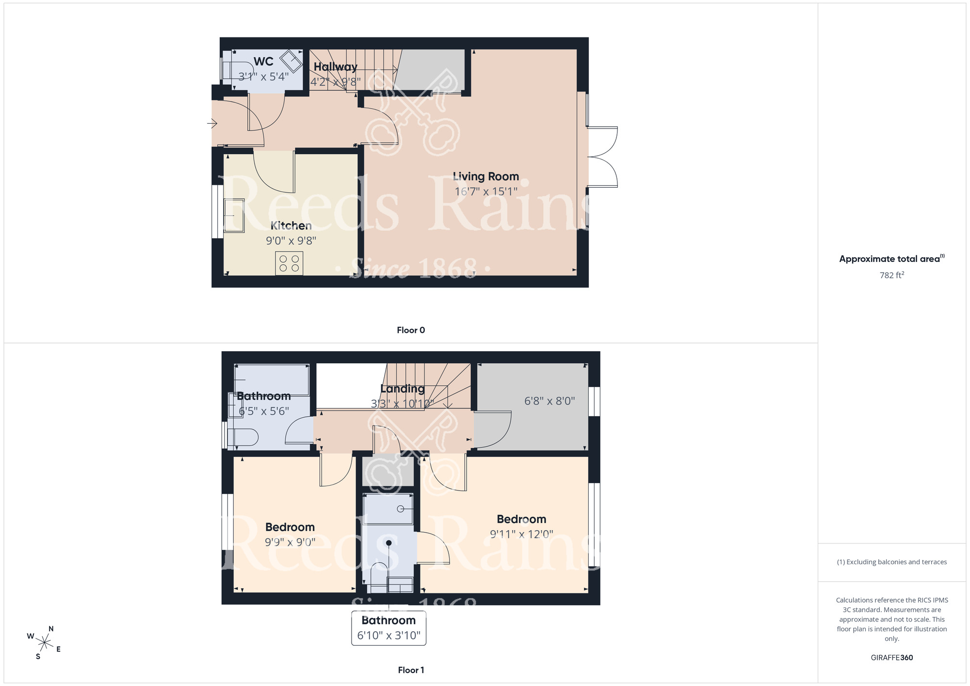 Floorplan of 3 bedroom Semi Detached House to rent, Hydra Way, Stockton-on-Tees, Durham, TS18