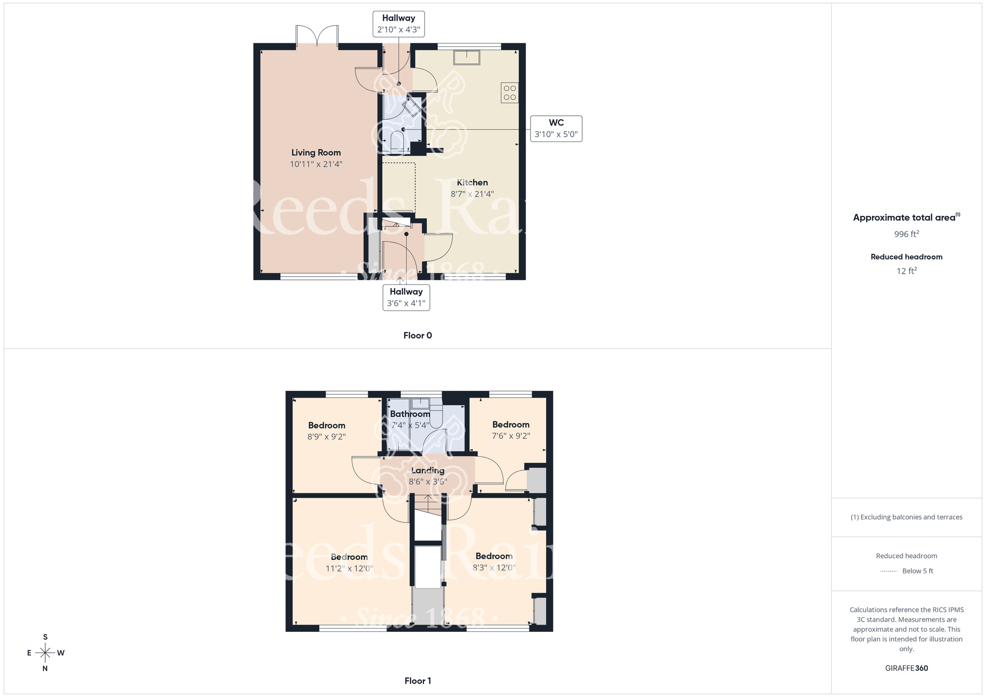 Floorplan of 4 bedroom Detached House for sale, Barrington Avenue, Stockton-on-Tees, Durham, TS19