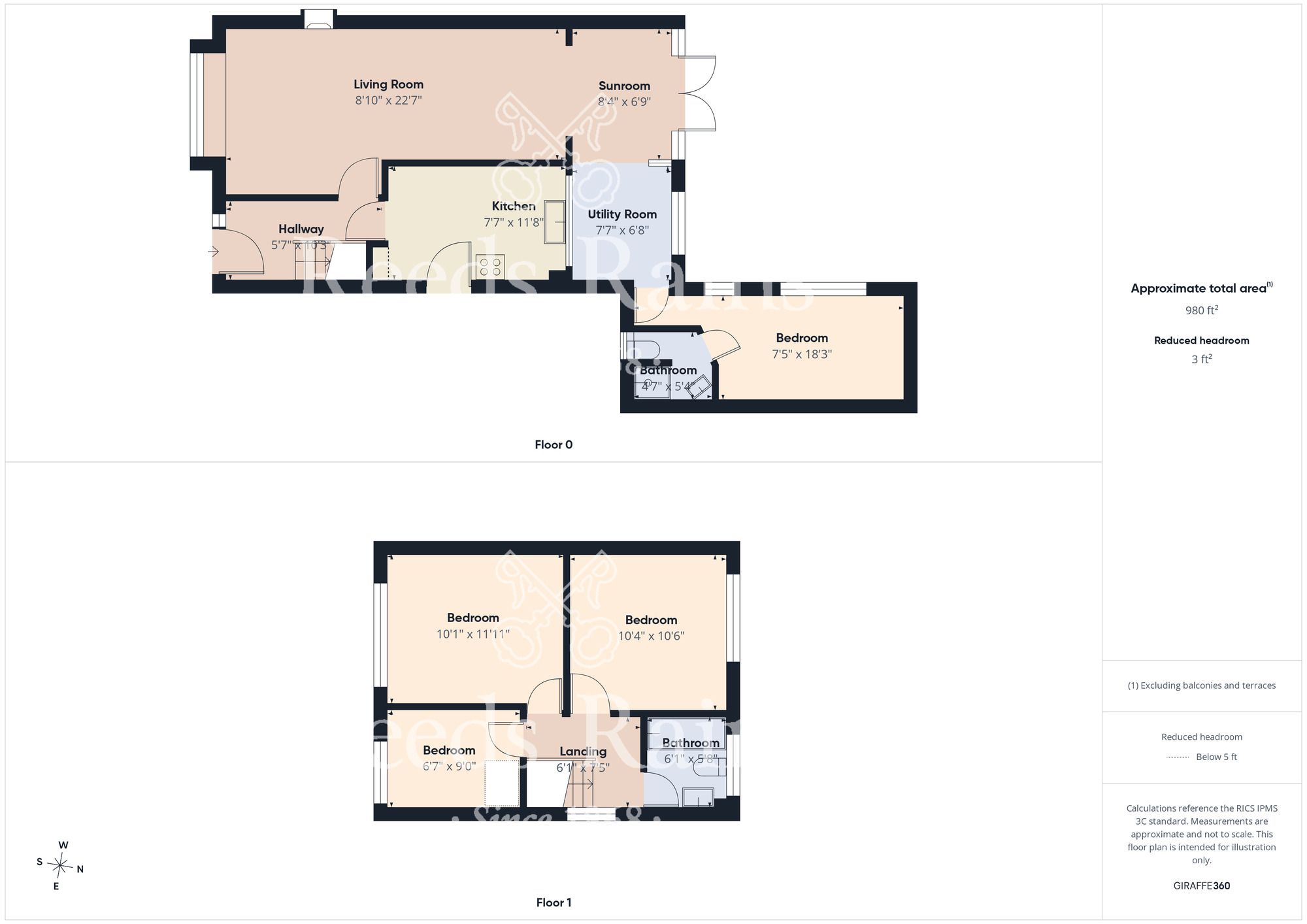 Floorplan of 4 bedroom Detached House for sale, Greenfields Way, Hartburn, Stockton-On-Tees, TS18