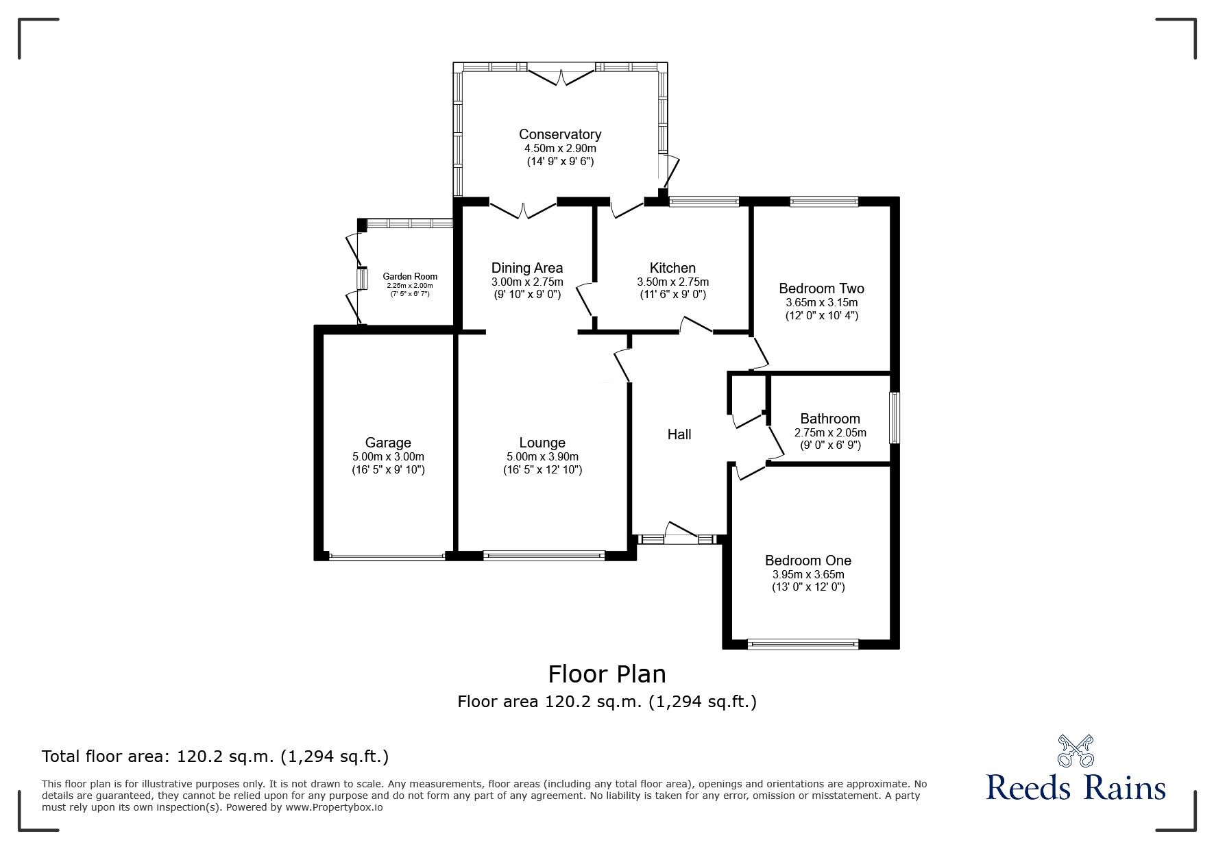 Floorplan of 2 bedroom Detached House for sale, Ouchthorpe Lane, Wakefield, West Yorkshire, WF1