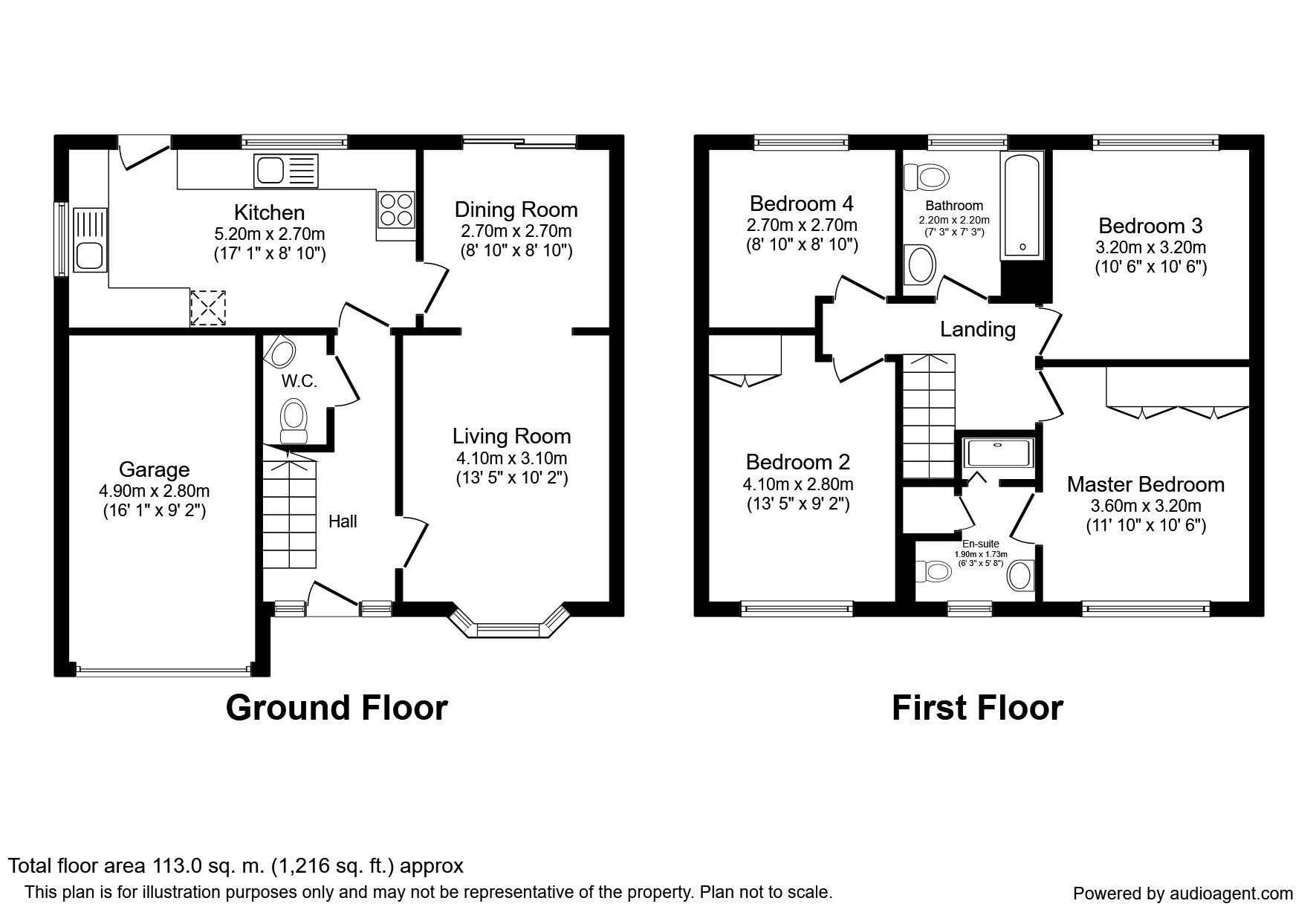Floorplan of 4 bedroom Detached House for sale, Western Gales Way, Normanton, West Yorkshire, WF6