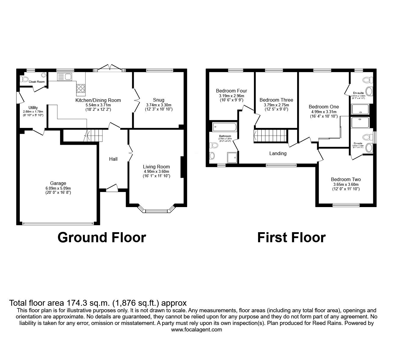 Floorplan of 4 bedroom Detached House for sale, Herbage View, Crofton, West Yorkshire, WF4