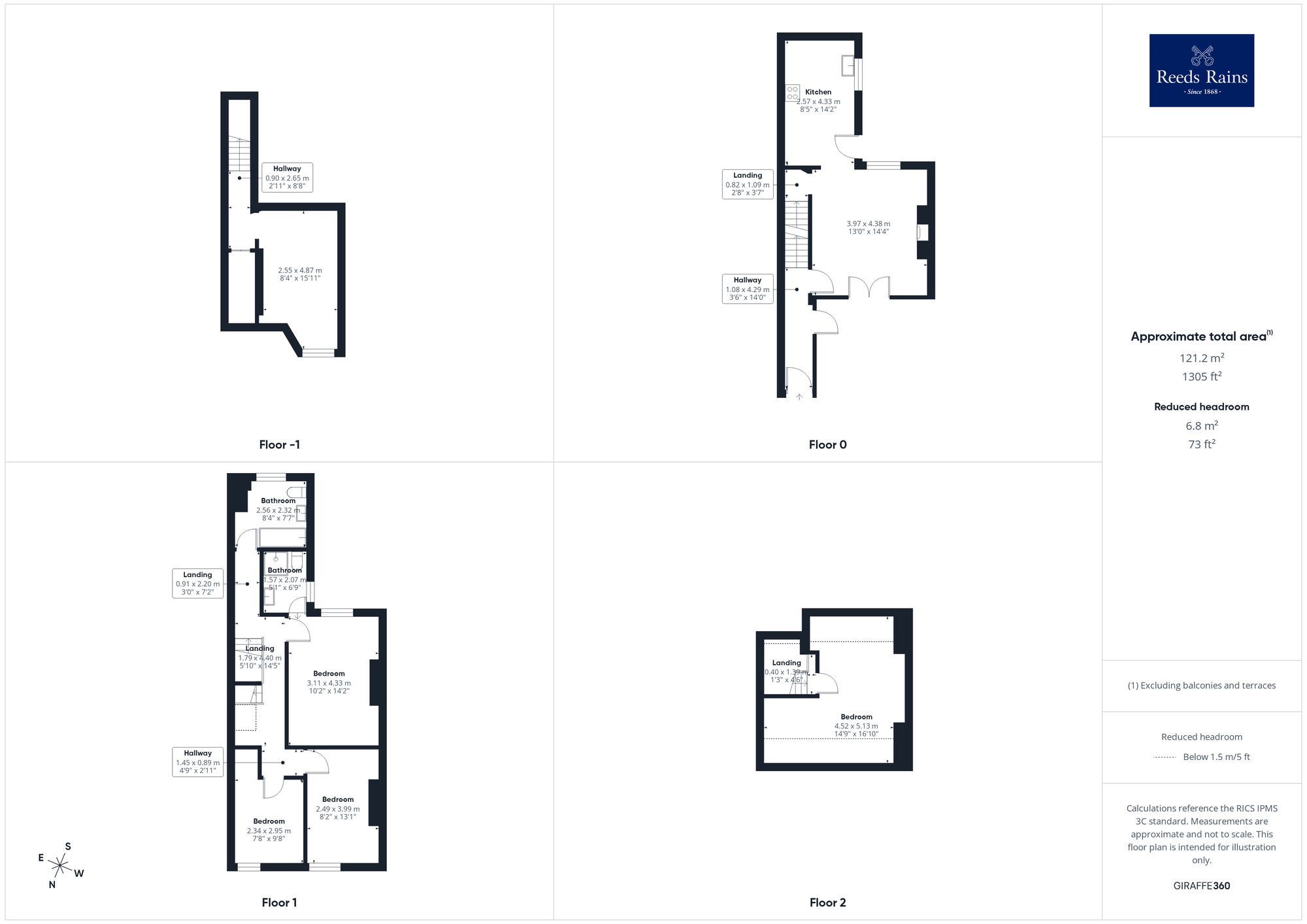 Floorplan of 4 bedroom End Terrace House for sale, Cambridge Street, Normanton, West Yorkshire, WF6