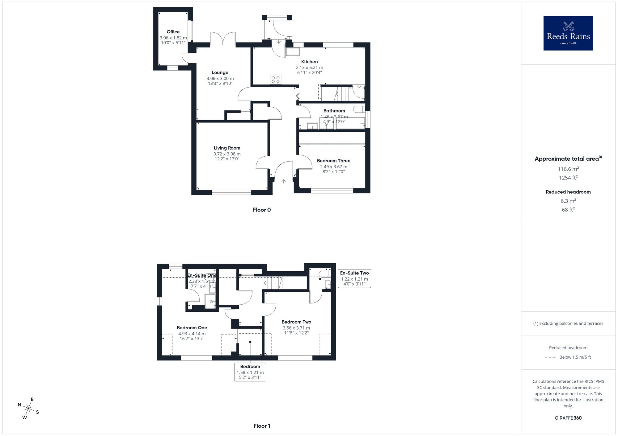 Floorplan of 3 bedroom Detached House for sale, Trough Well Lane, Wrenthorpe, West Yorkshire, WF2