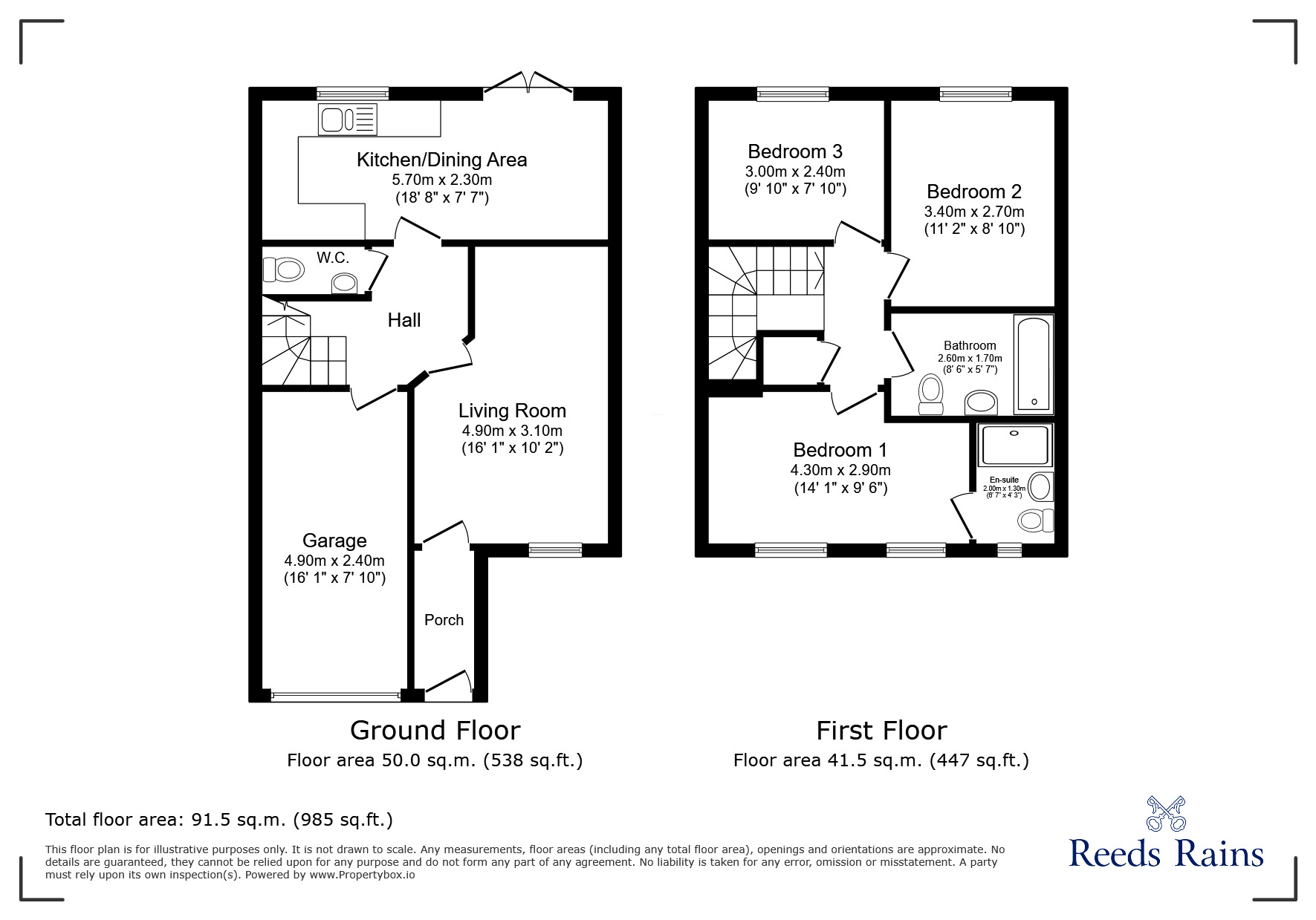 Floorplan of 3 bedroom Detached House for sale, Limestone Road, Wakefield, West Yorkshire, WF1