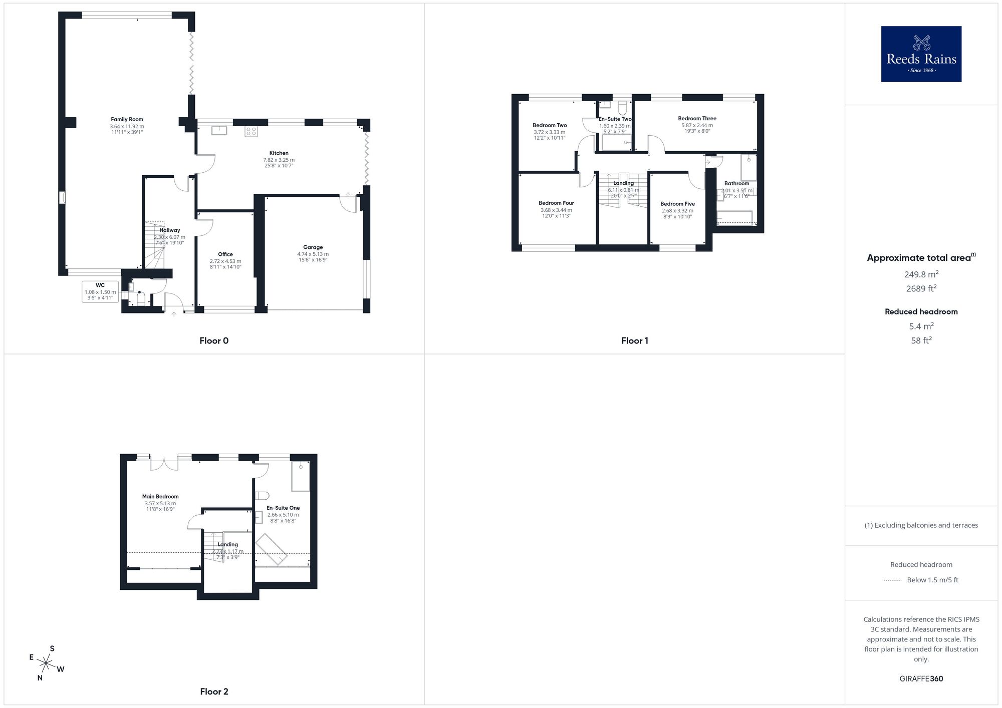 Floorplan of 5 bedroom Detached House for sale, Wingate Croft, Wakefield, West Yorkshire, WF2