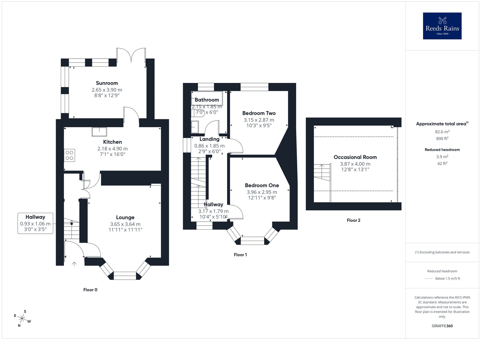 Floorplan of 2 bedroom End Terrace House for sale, Oakwood Avenue, Wakefield, West Yorkshire, WF2