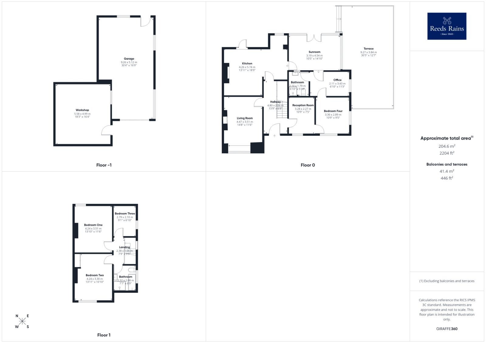 Floorplan of 4 bedroom Semi Detached House for sale, First Avenue, Wakefield, West Yorkshire, WF1