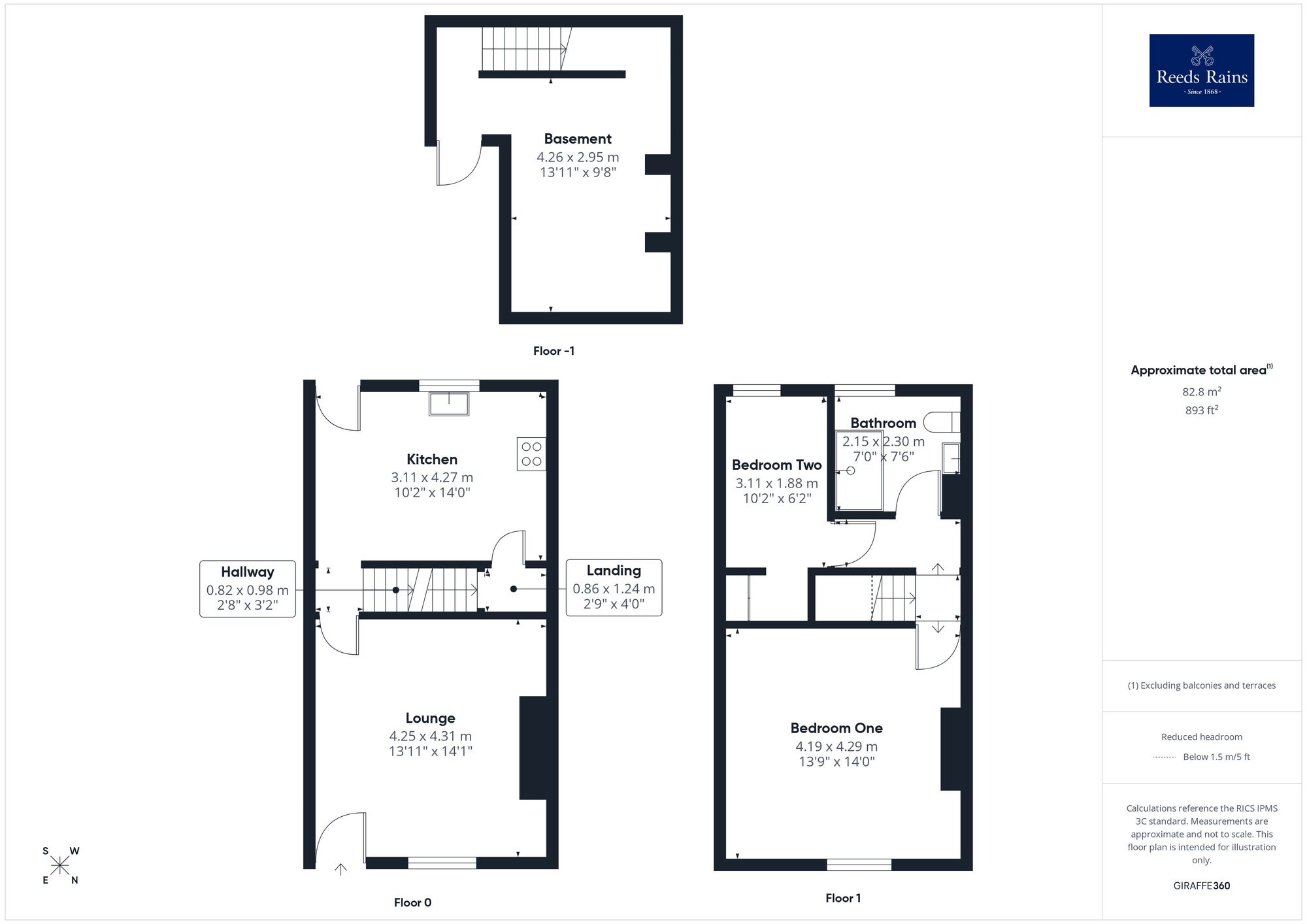 Floorplan of 2 bedroom Mid Terrace House for sale, Church Lane, Wakefield, West Yorkshire, WF1