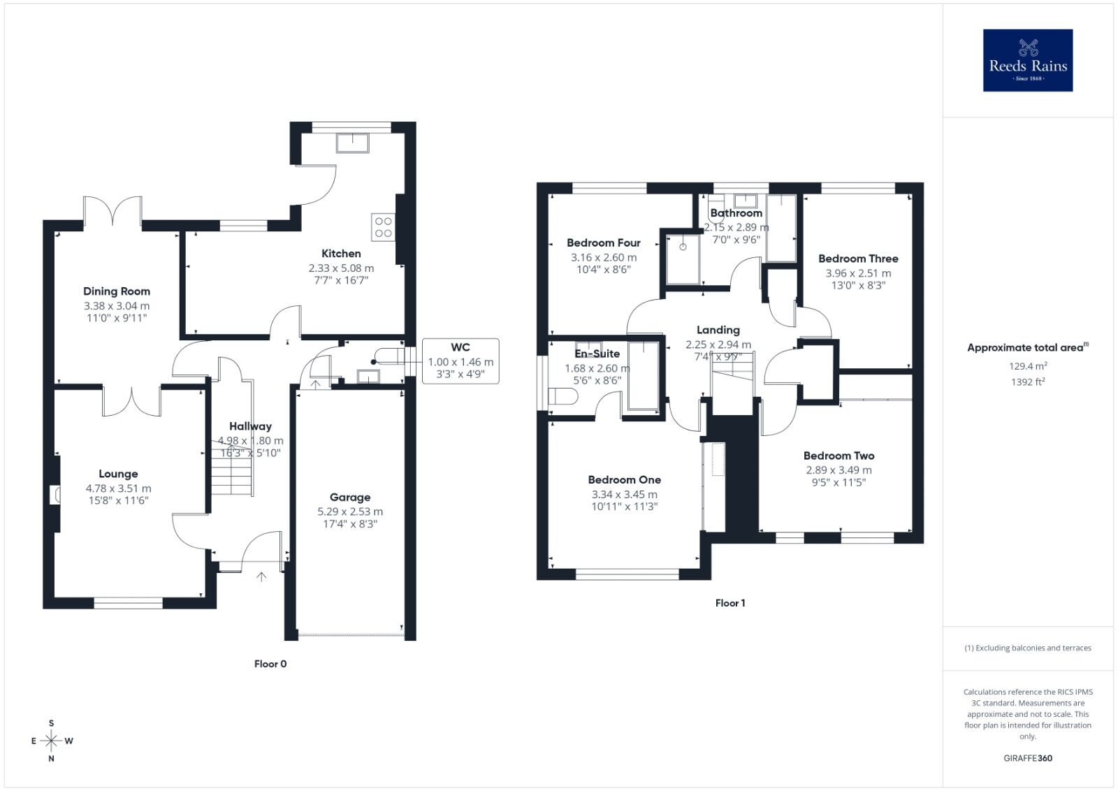 Floorplan of 4 bedroom Detached House for sale, Kingston Drive, Normanton, West Yorkshire, WF6