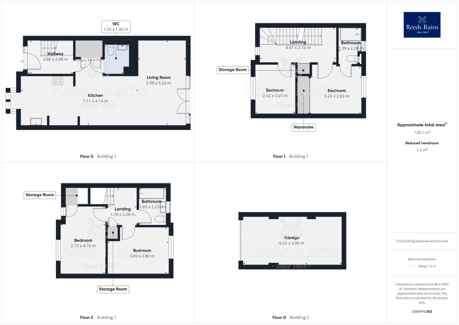 Floorplan of 4 bedroom Semi Detached House for sale, Cotham Drive, Wakefield, West Yorkshire, WF2