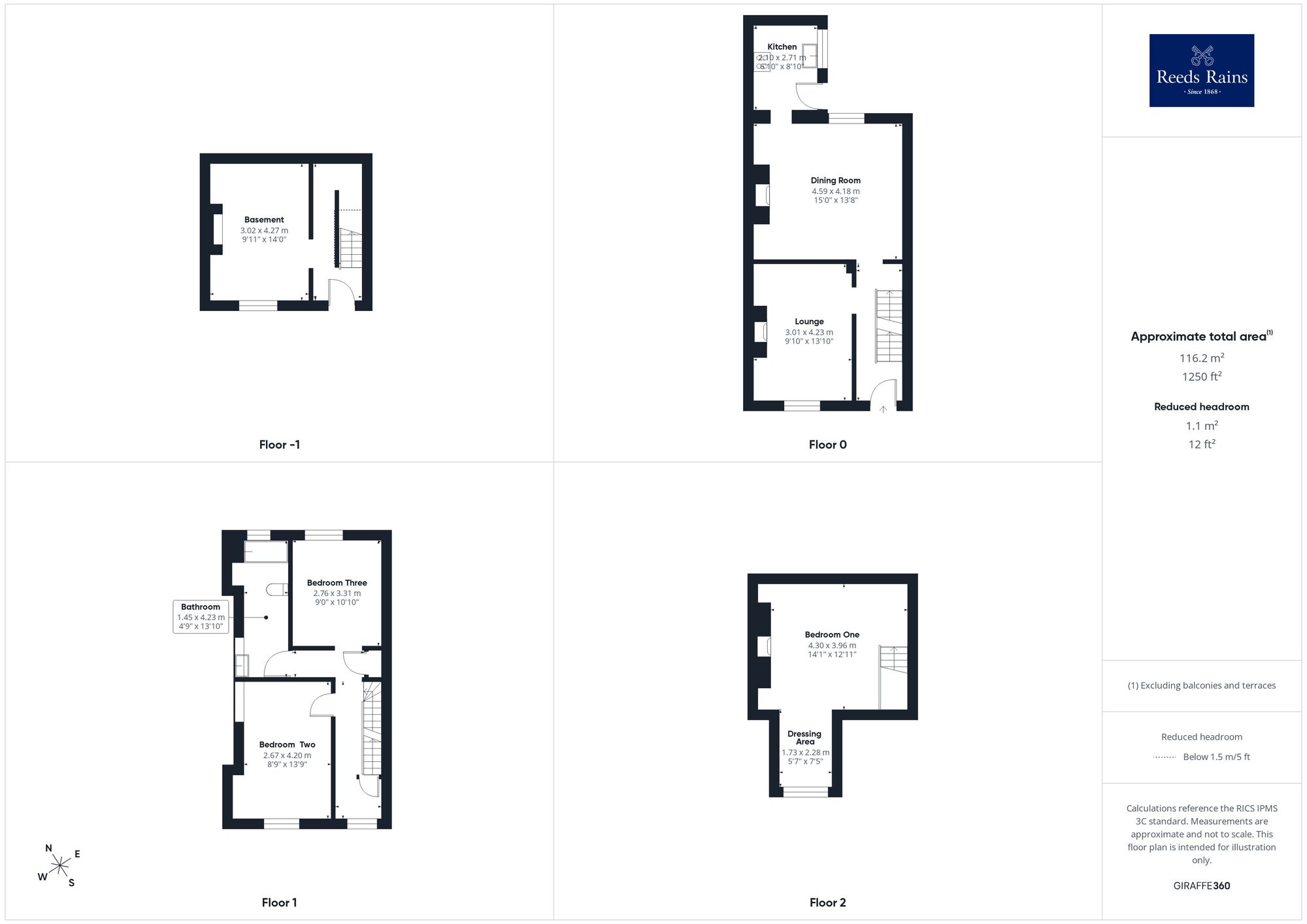 Floorplan of 3 bedroom Mid Terrace House for sale, Holmfield Lane, Wakefield, West Yorkshire, WF2