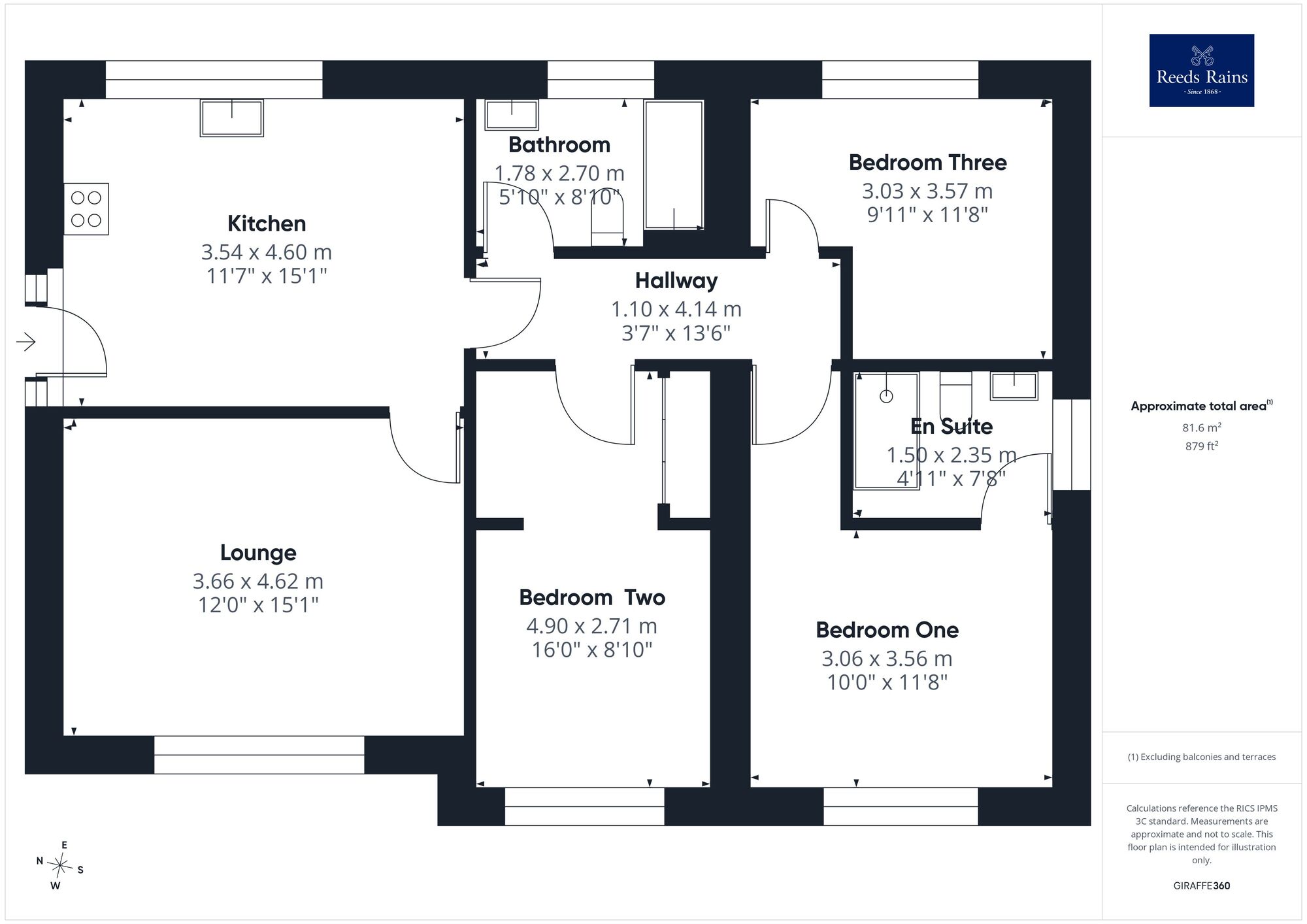 Floorplan of 3 bedroom Detached Bungalow for sale, School Hill, Newmillerdam, West Yorkshire, WF2