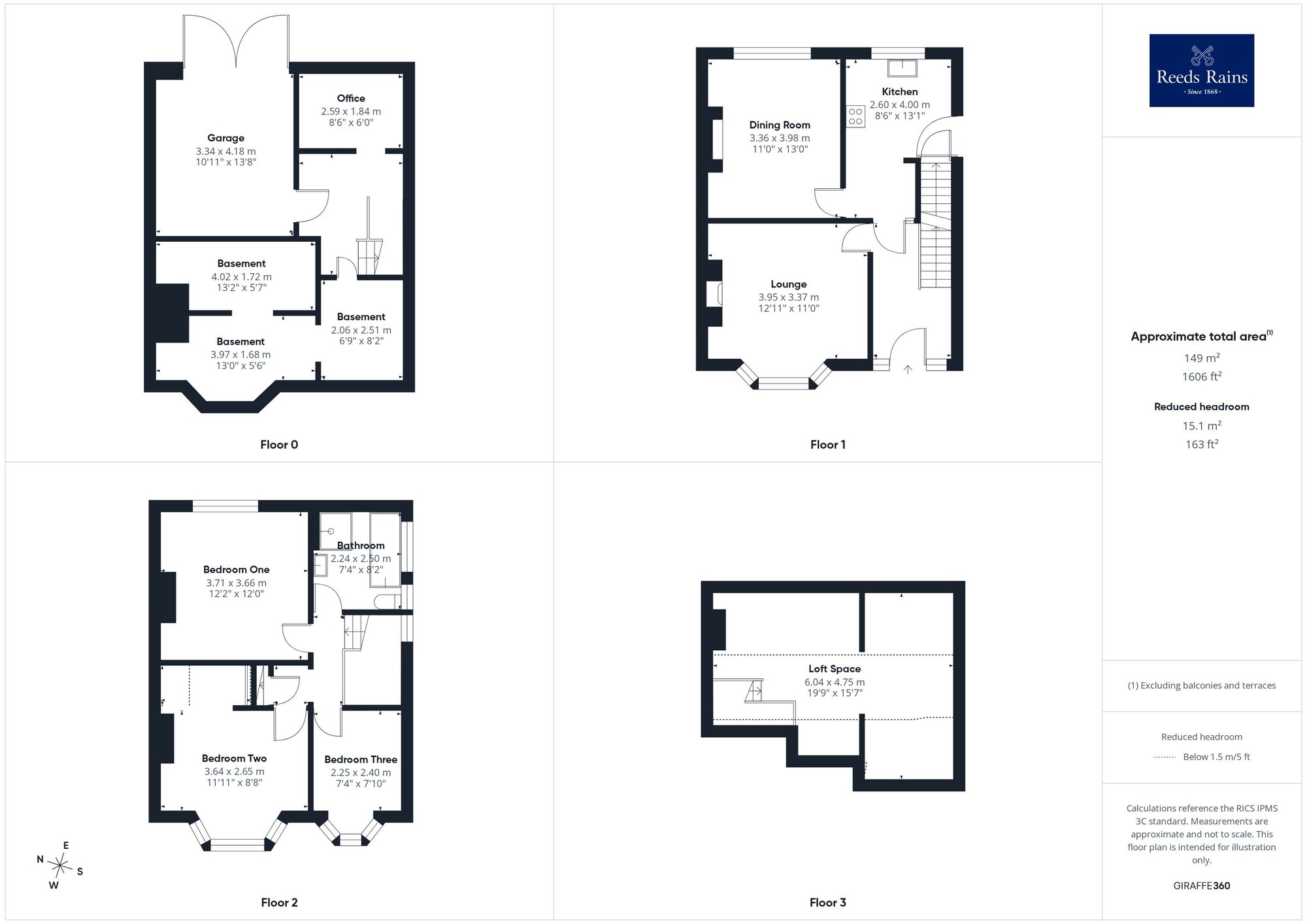 Floorplan of 3 bedroom Semi Detached House for sale, Leeds Road, Wakefield, West Yorkshire, WF1