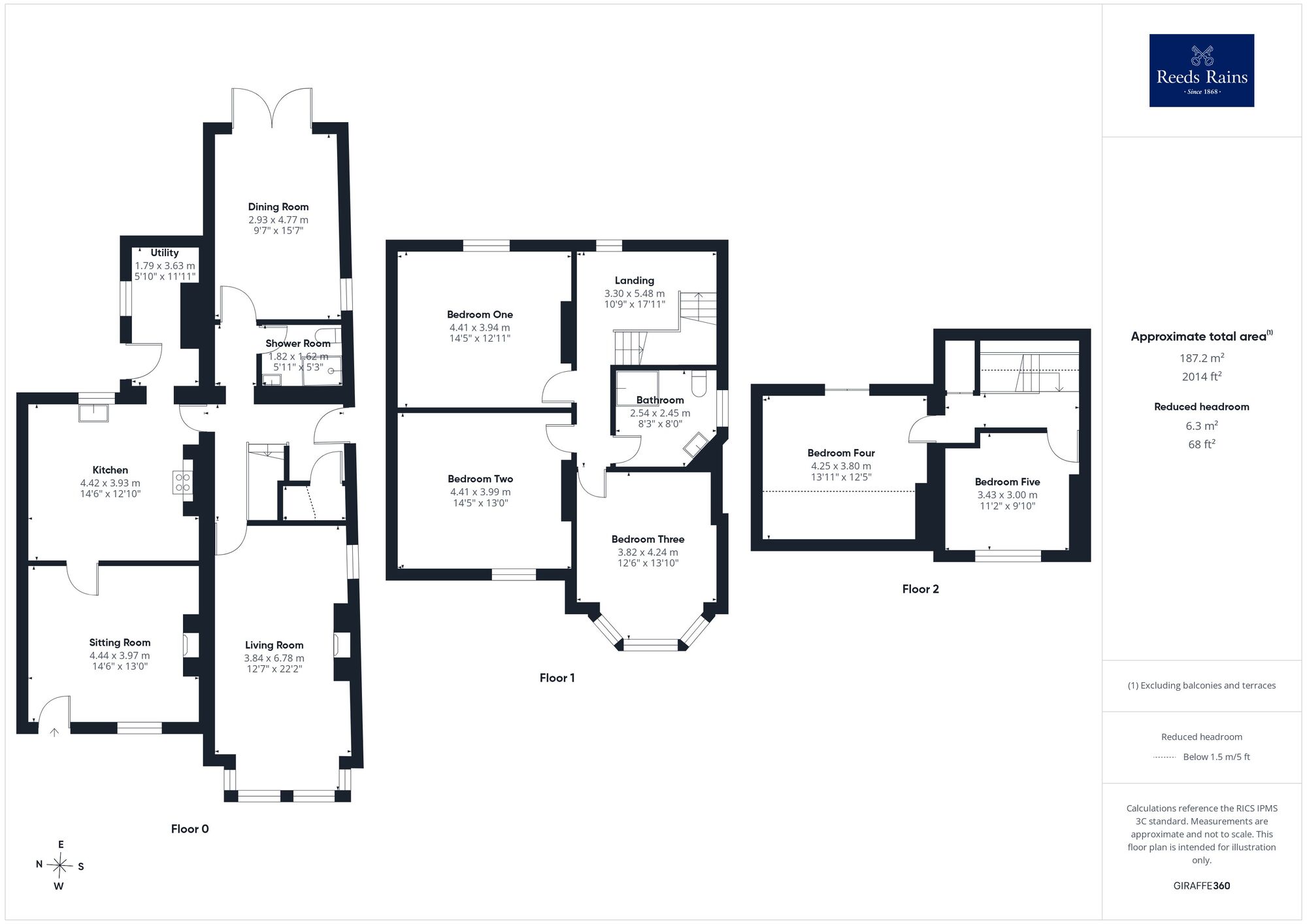 Floorplan of 5 bedroom Detached House for sale, Foxholes Lane, Normanton, West Yorkshire, WF6