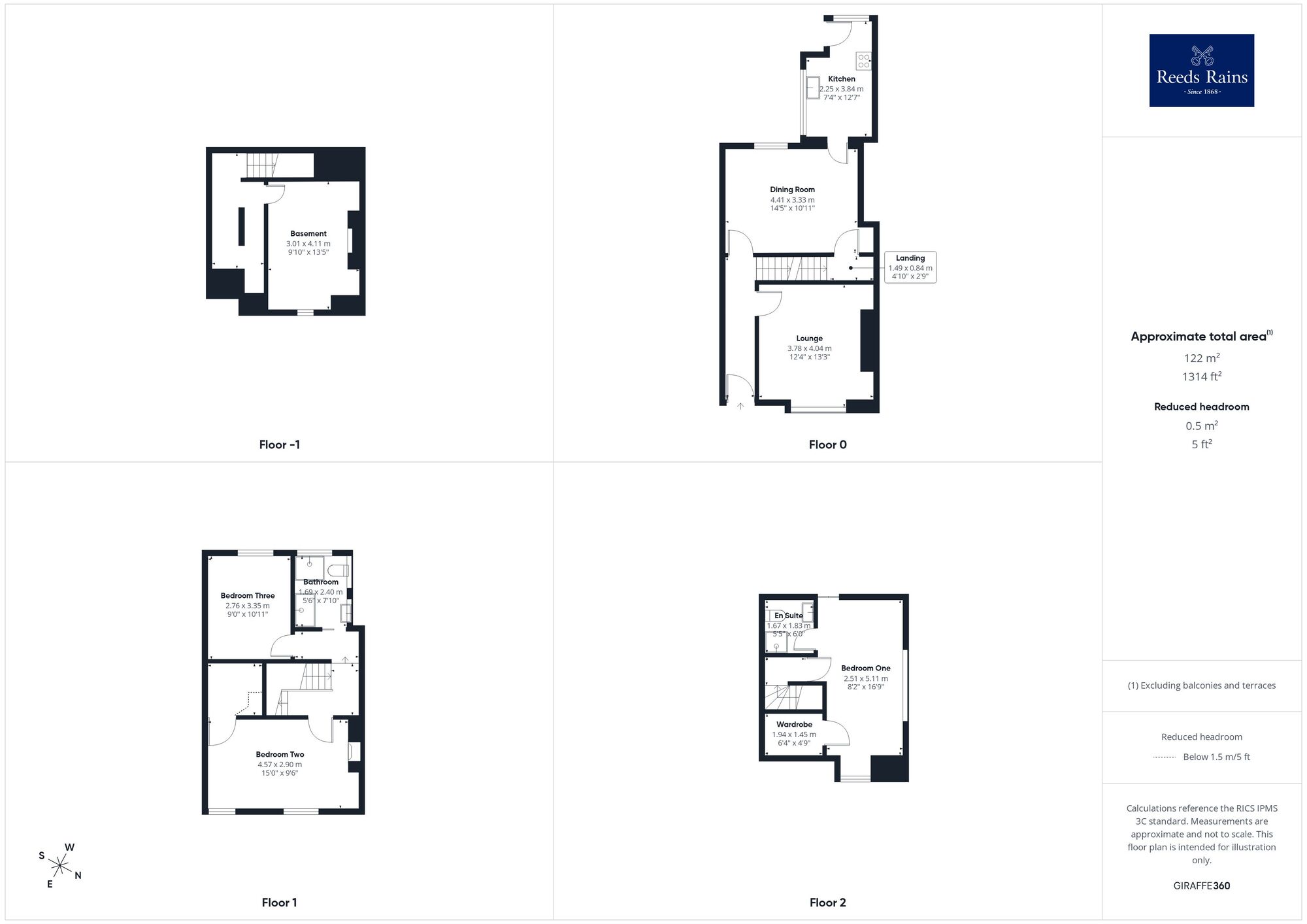 Floorplan of 3 bedroom Mid Terrace House for sale, Lingwell Gate Lane, Lofthouse, West Yorkshire, WF3