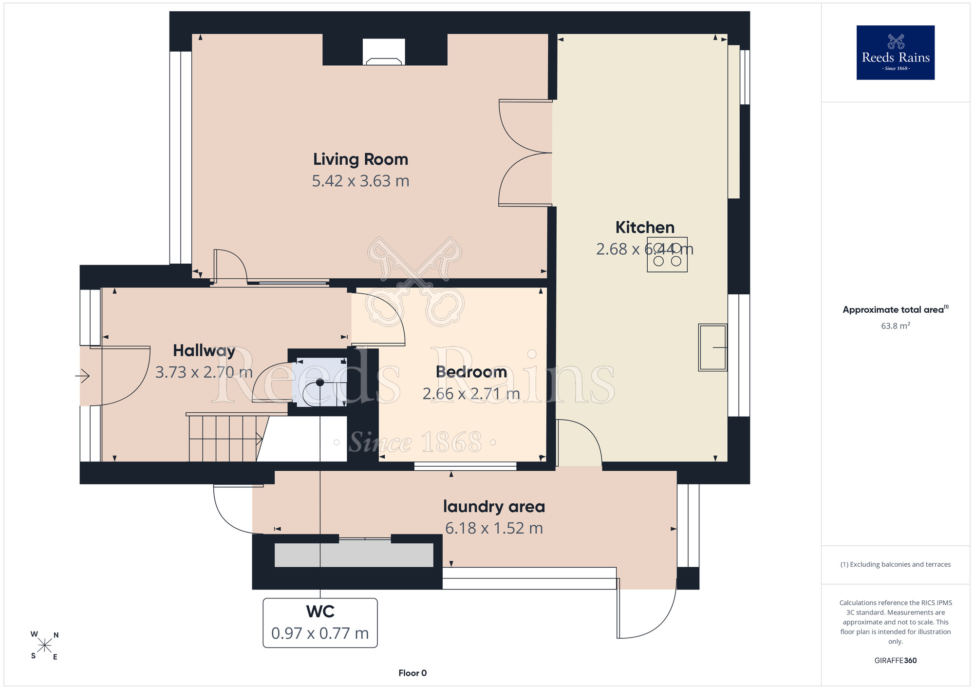 Floorplan of 4 bedroom Semi Detached House for sale, Ravensmead, Featherstone, West Yorkshire, WF7