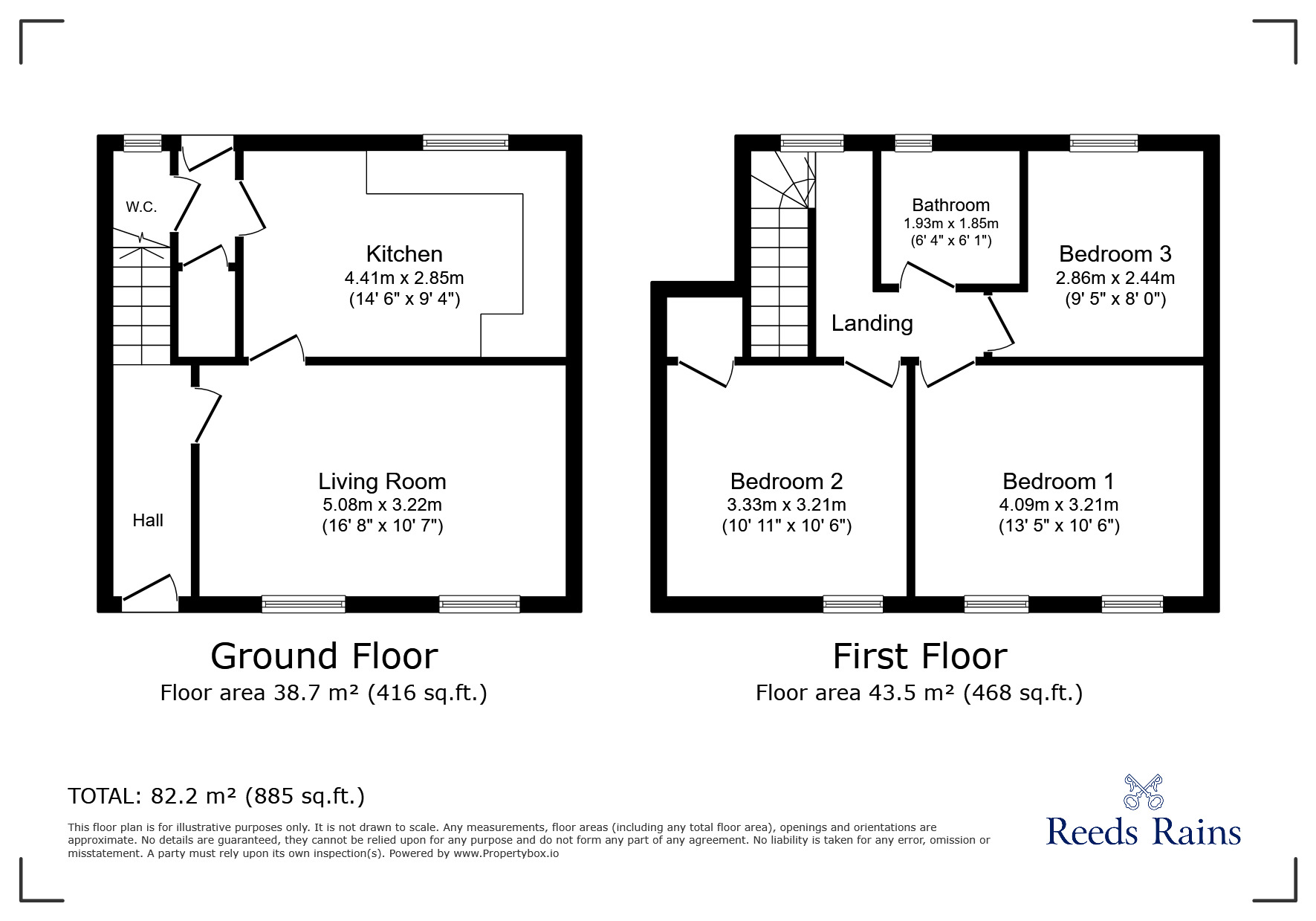 Floorplan of 3 bedroom Mid Terrace House for sale, Lisburn Lane, Liverpool, Merseyside, L13
