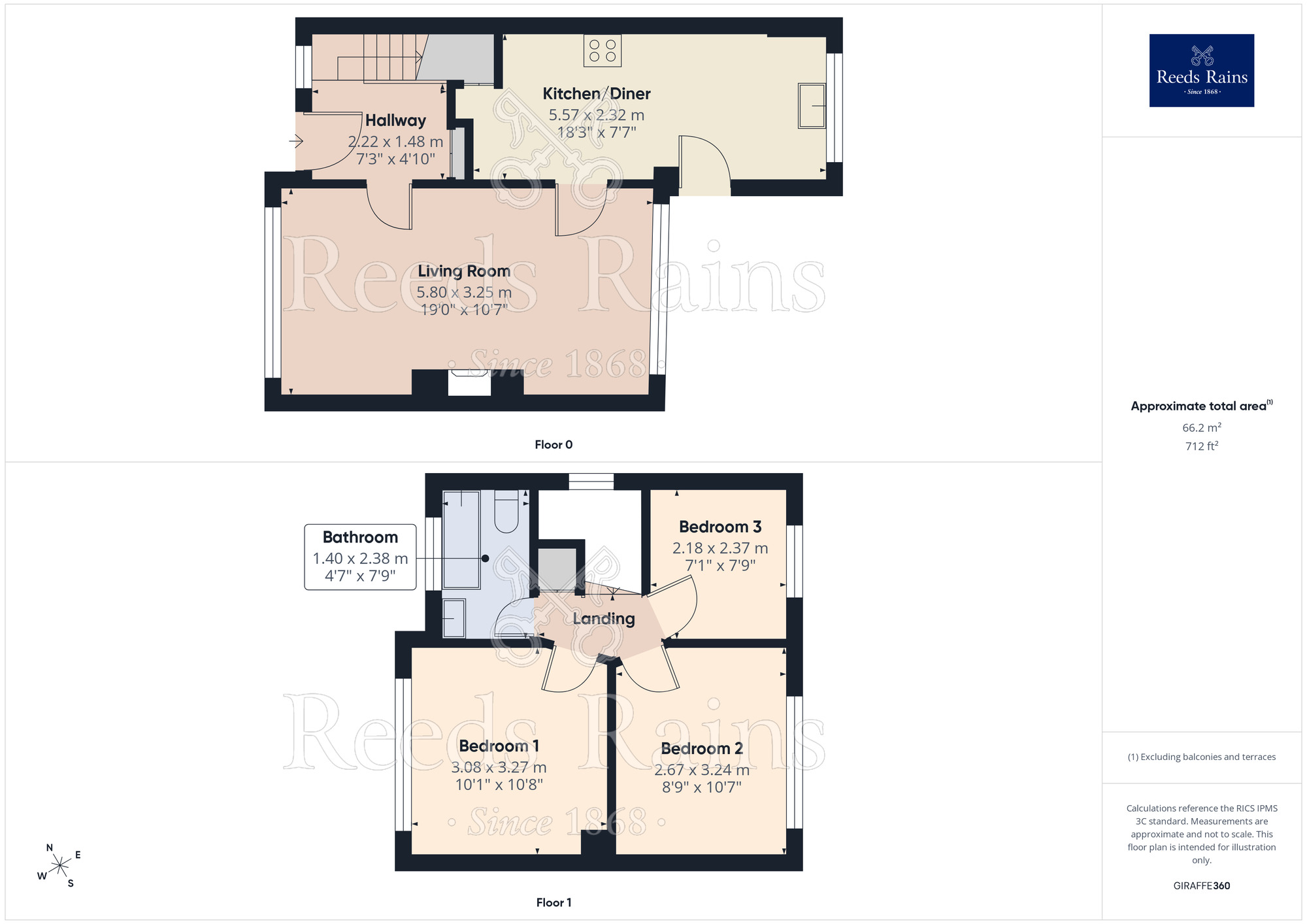 Floorplan of 3 bedroom Semi Detached House for sale, Daltry Close, Liverpool, Merseyside, L12