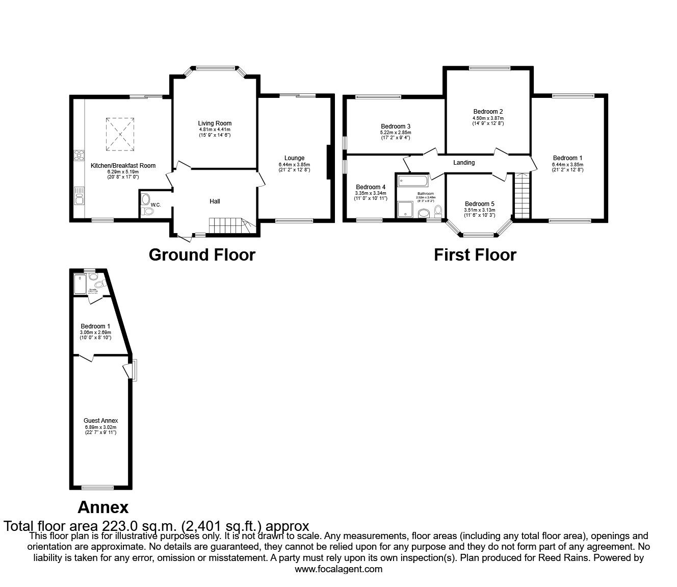 Floorplan of 5 bedroom Semi Detached House for sale, South Drive, Sandfield Park, Merseyside, L12