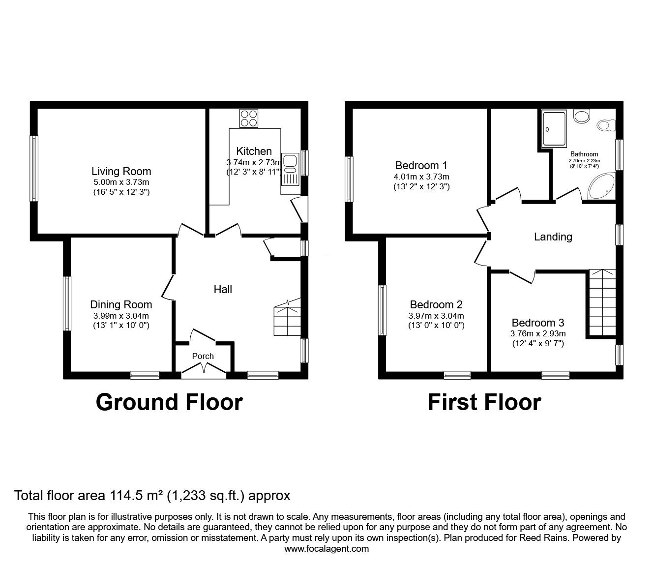 Floorplan of 3 bedroom Semi Detached House for sale, Mill Lane, West Derby, Merseyside, L12