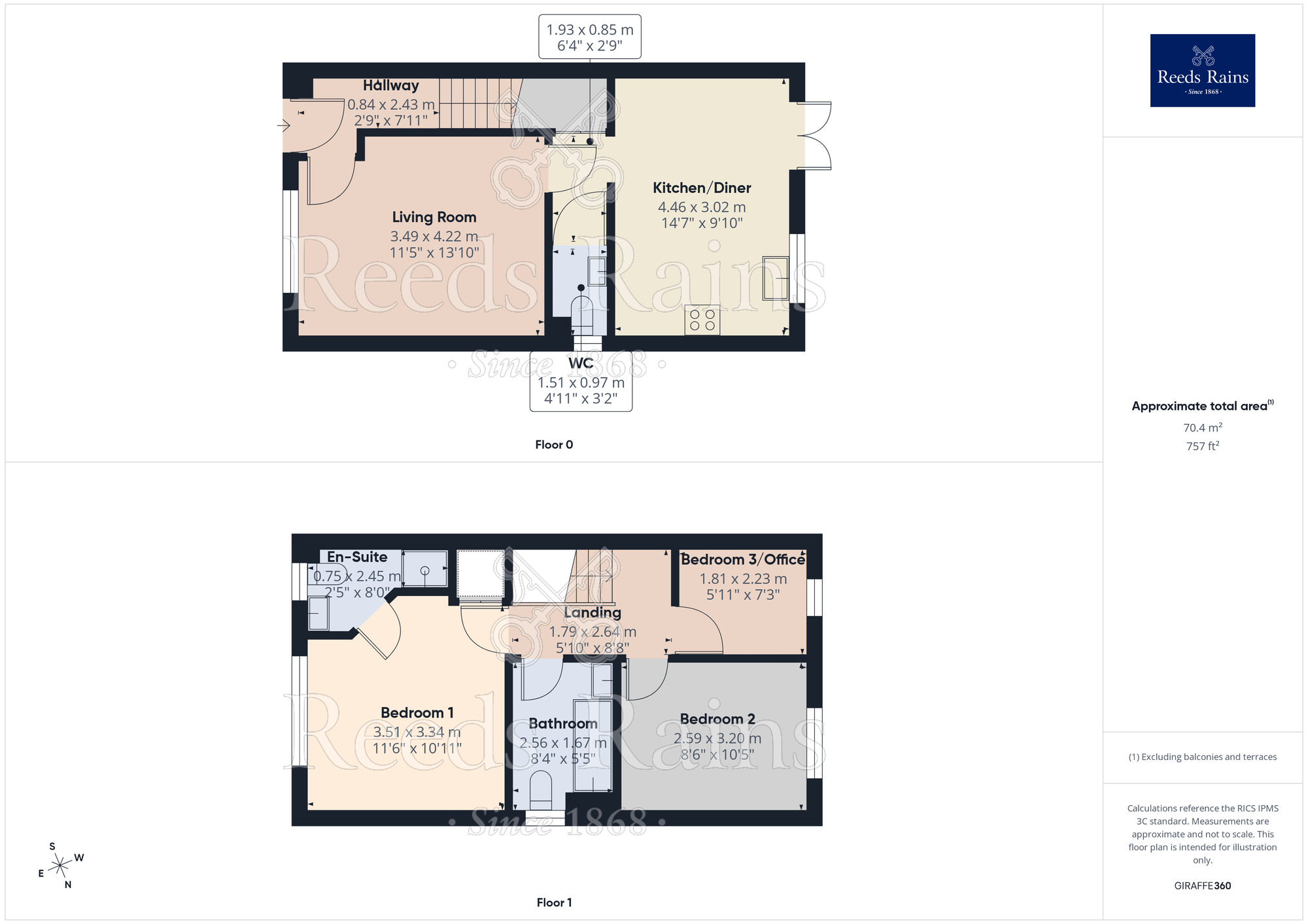 Floorplan of 3 bedroom Semi Detached House for sale, Filton Road, Liverpool, Merseyside, L14