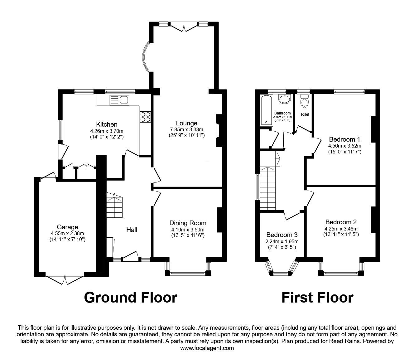 Floorplan of 3 bedroom Semi Detached House for sale, Court Hey Drive, Liverpool, Merseyside, L16