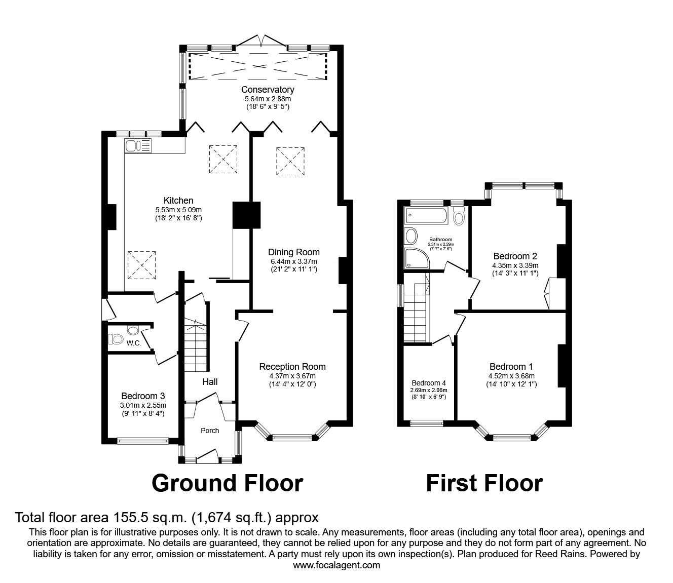 Floorplan of 4 bedroom Semi Detached House for sale, Higher Road, Liverpool, Merseyside, L26