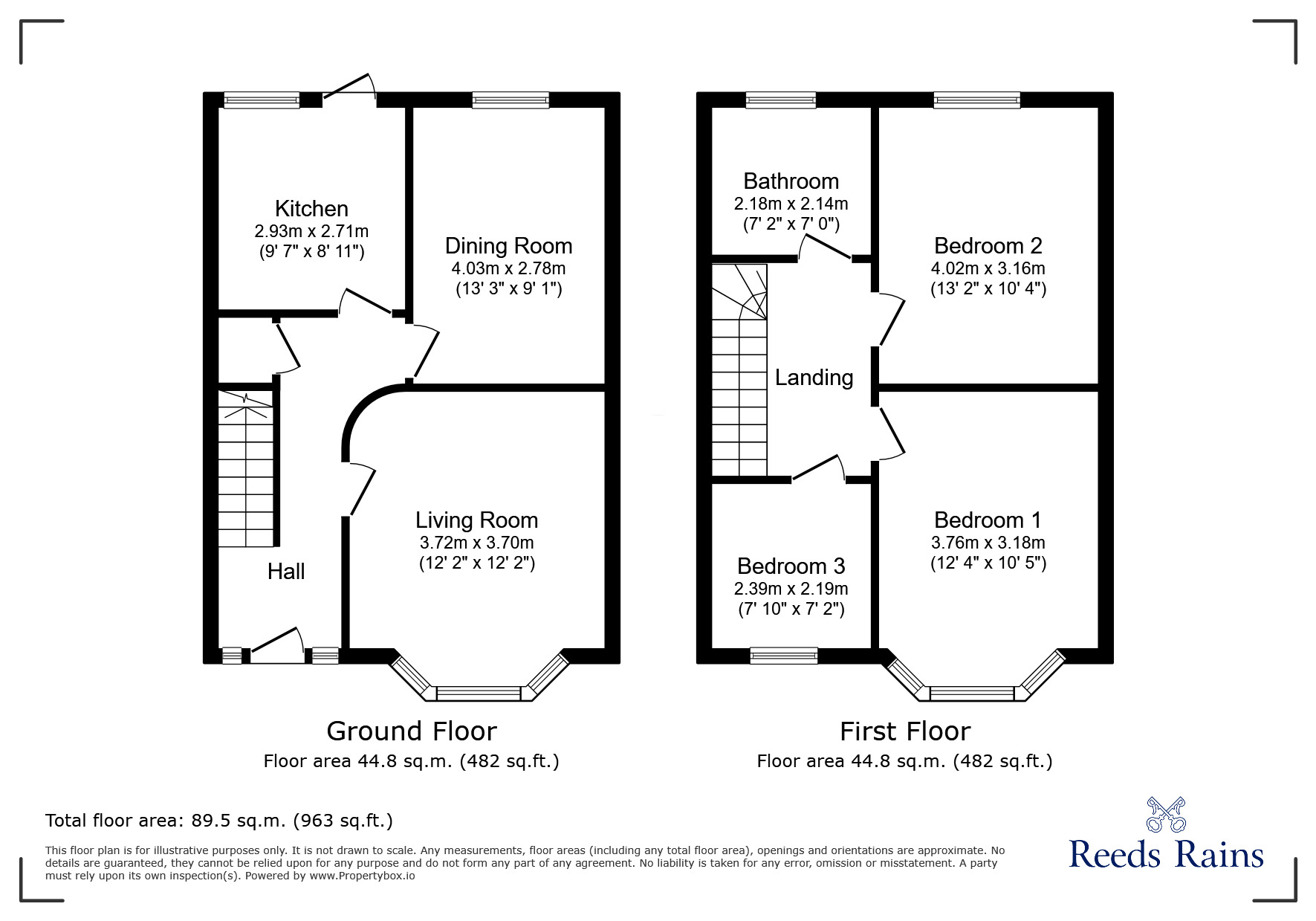 Floorplan of 3 bedroom Mid Terrace House for sale, Aviemore Road, Liverpool, Merseyside, L13