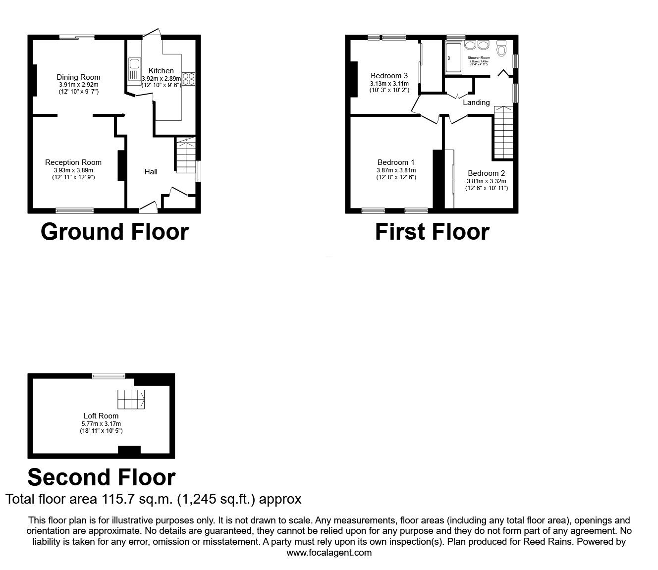 Floorplan of 3 bedroom Semi Detached House for sale, Wapshare Road, Liverpool, Merseyside, L11