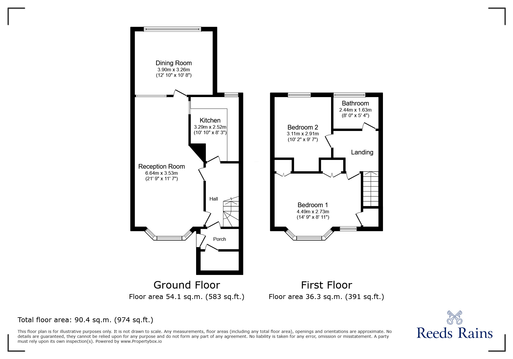 Floorplan of 2 bedroom Mid Terrace House for sale, Ardrossan Road, Liverpool, Merseyside, L4
