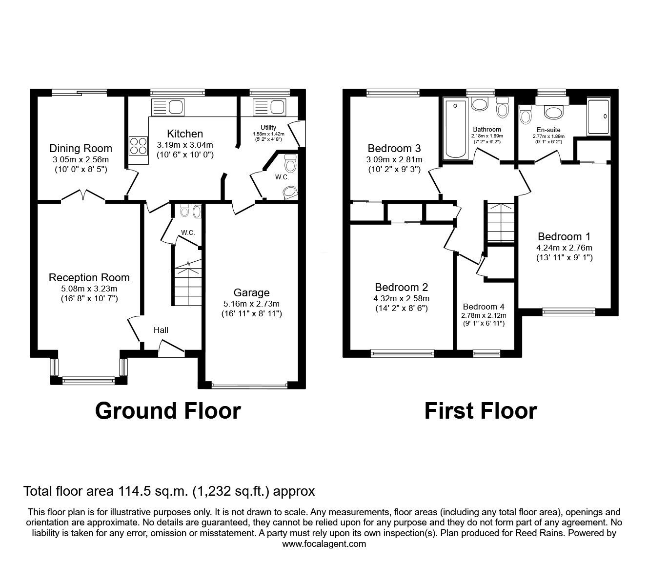 Floorplan of 4 bedroom Detached House for sale, Nightingale Road, Liverpool, Merseyside, L12