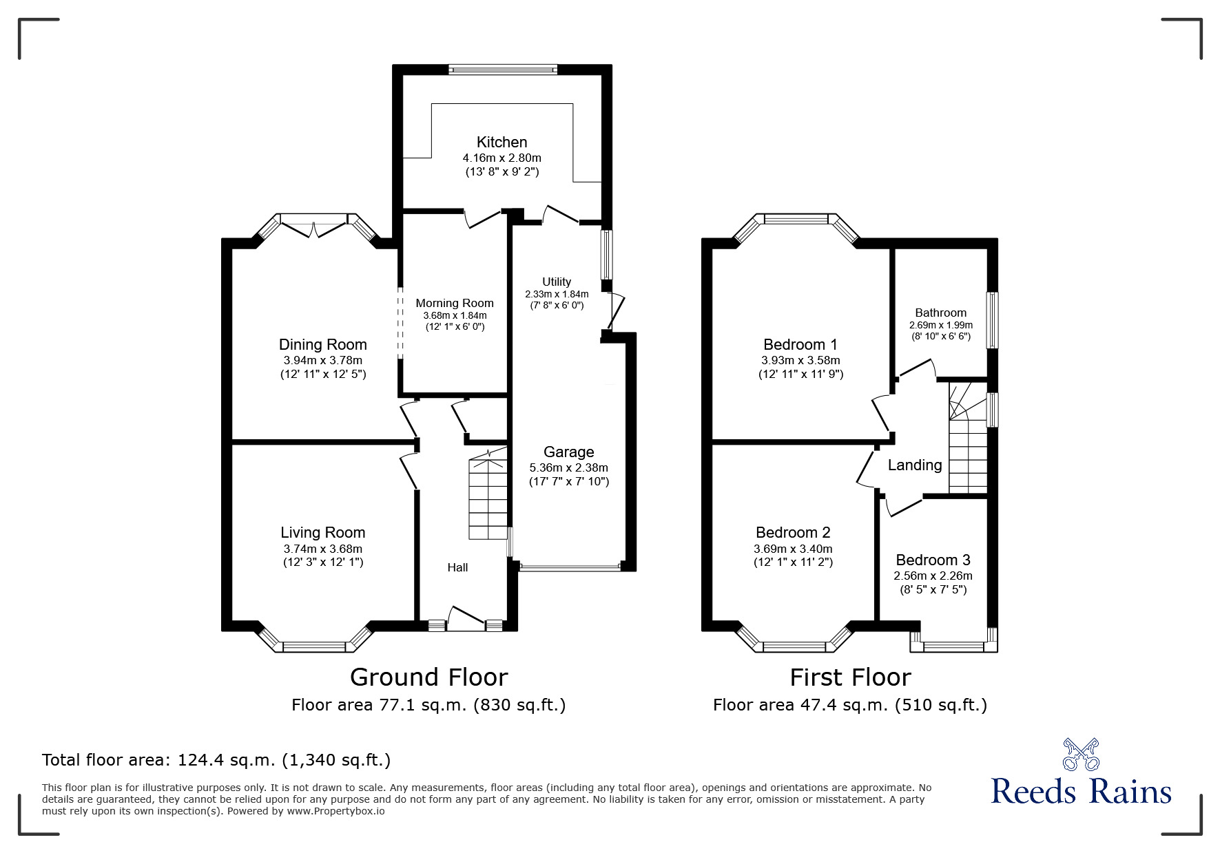 Floorplan of 3 bedroom Semi Detached House for sale, Almonds Green, Liverpool, Merseyside, L12