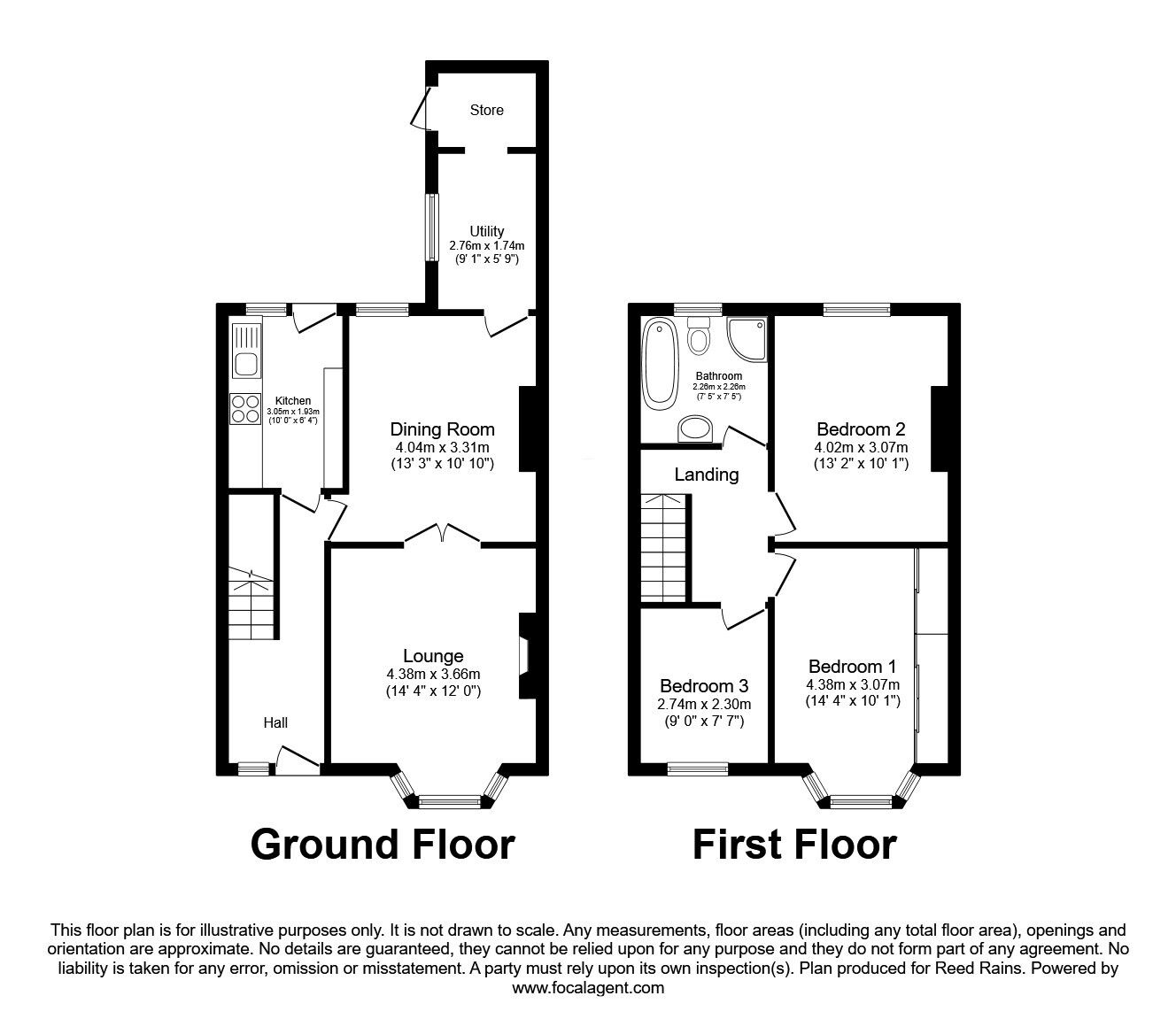 Floorplan of 3 bedroom Mid Terrace House for sale, Stormont Road, Liverpool, Merseyside, L19