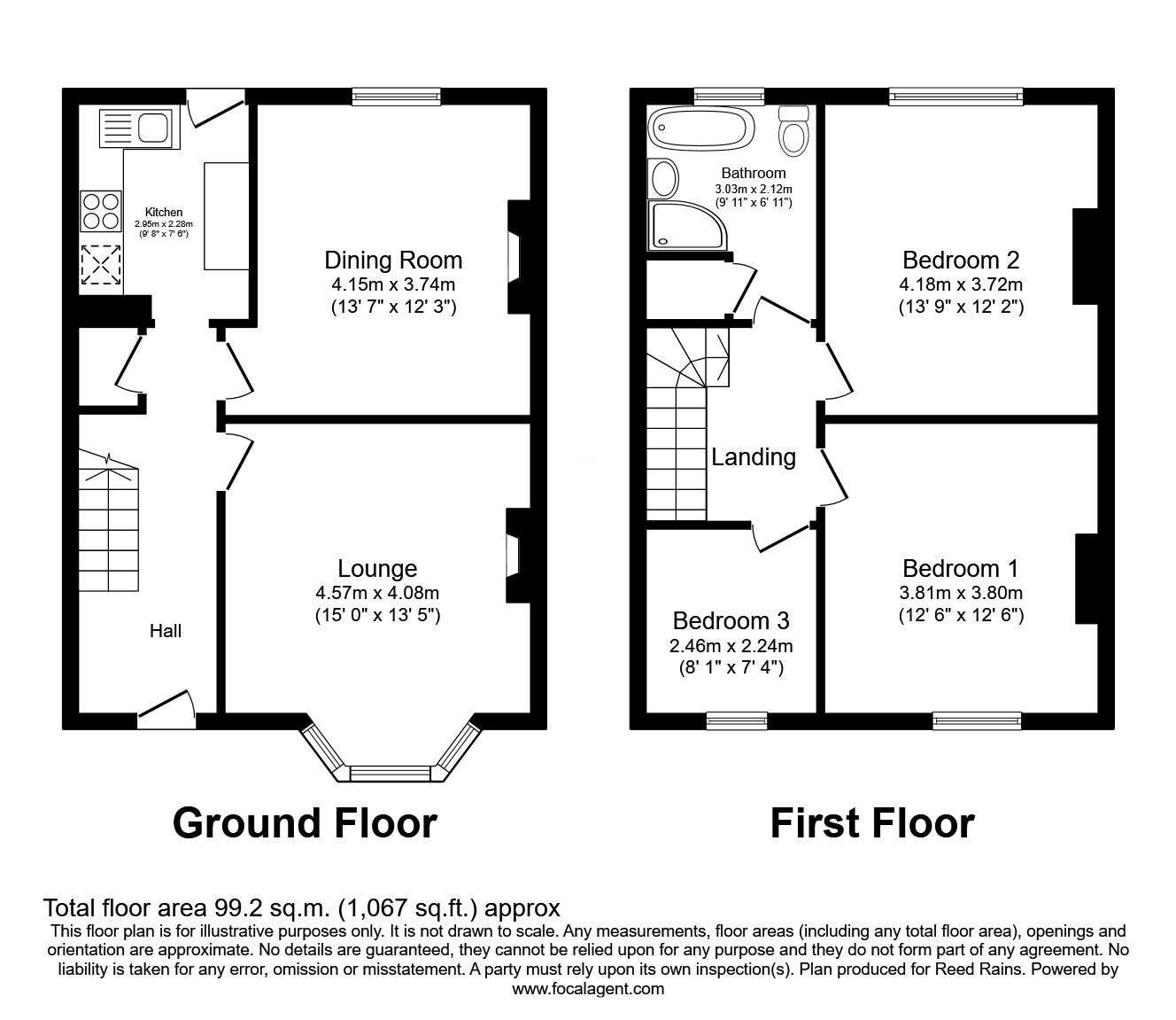 Floorplan of 3 bedroom Mid Terrace House for sale, Gertrude Road, Liverpool, Merseyside, L4