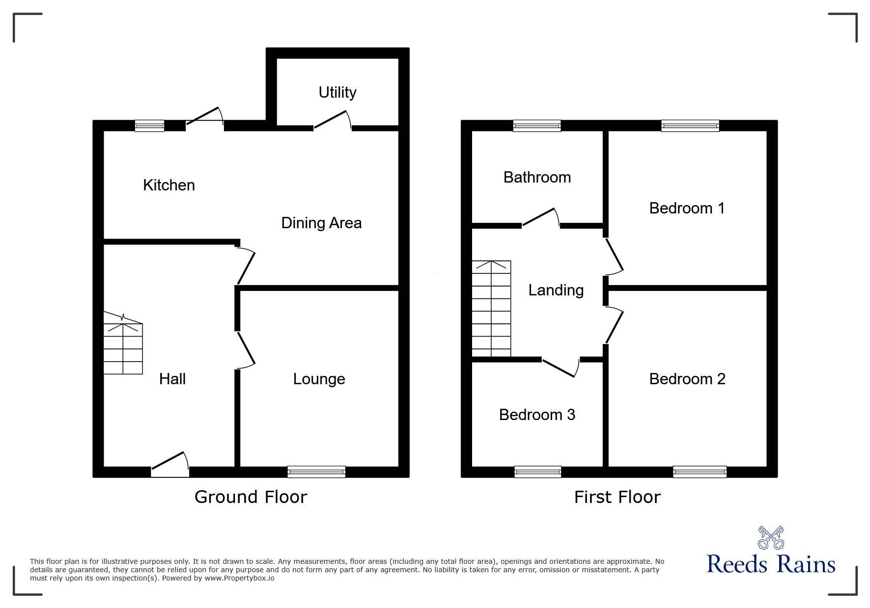 Floorplan of 3 bedroom Mid Terrace House to rent, Isabel Grove, Liverpool, Merseyside, L13