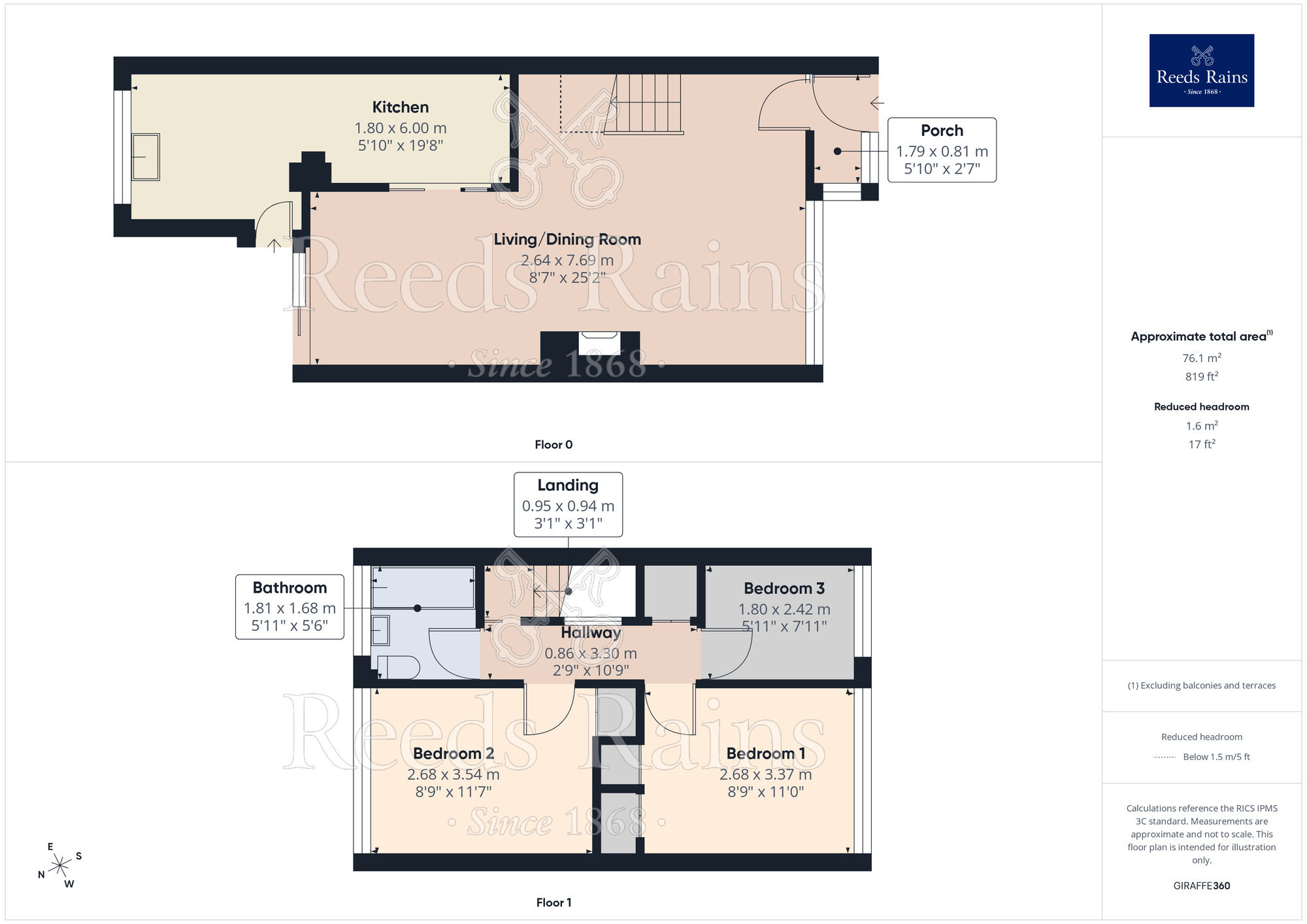Floorplan of 3 bedroom End Terrace House for sale, Parkside Drive, Liverpool, Merseyside, L12